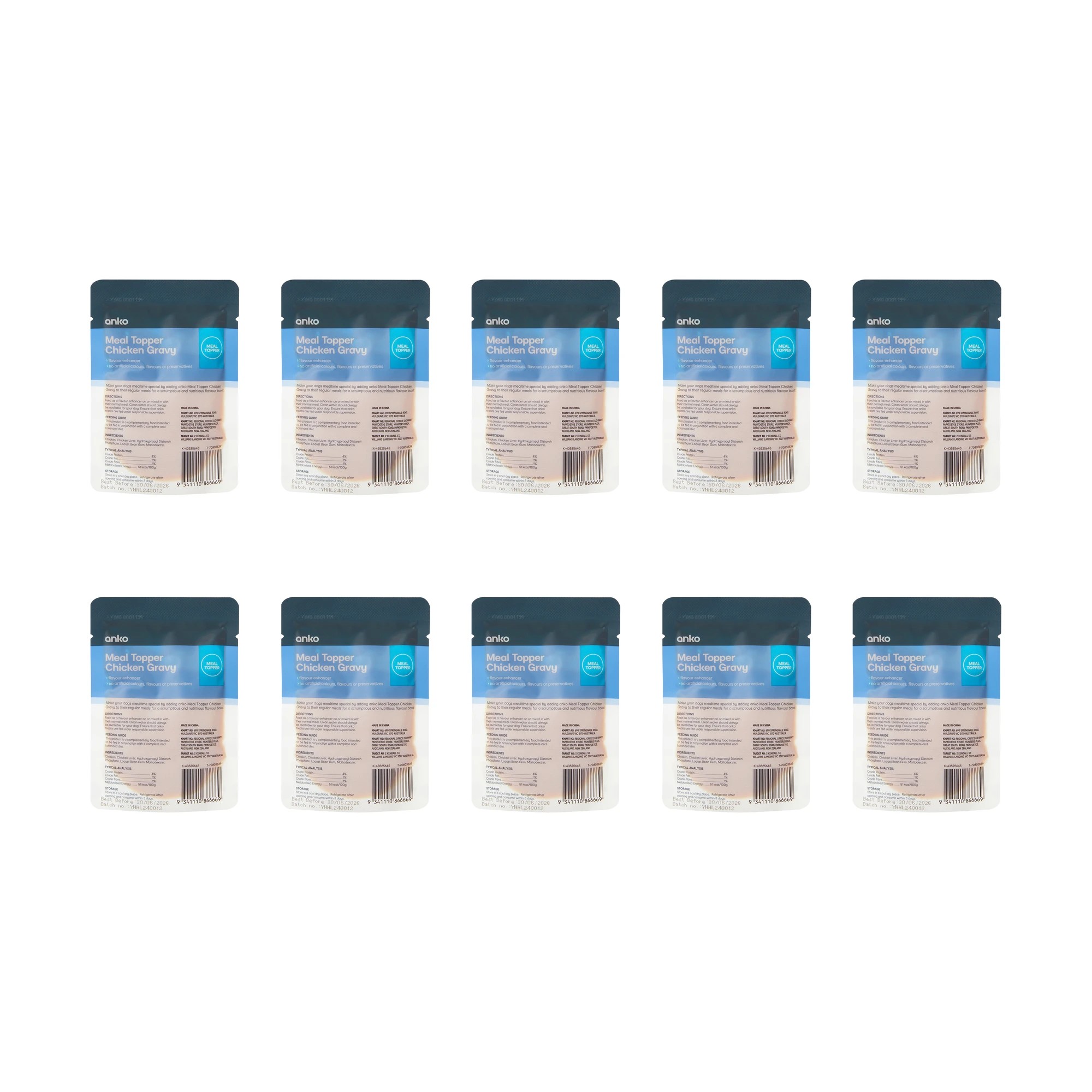 3 10 Pack Pet Treat Gravy Chicken, 3 of 4