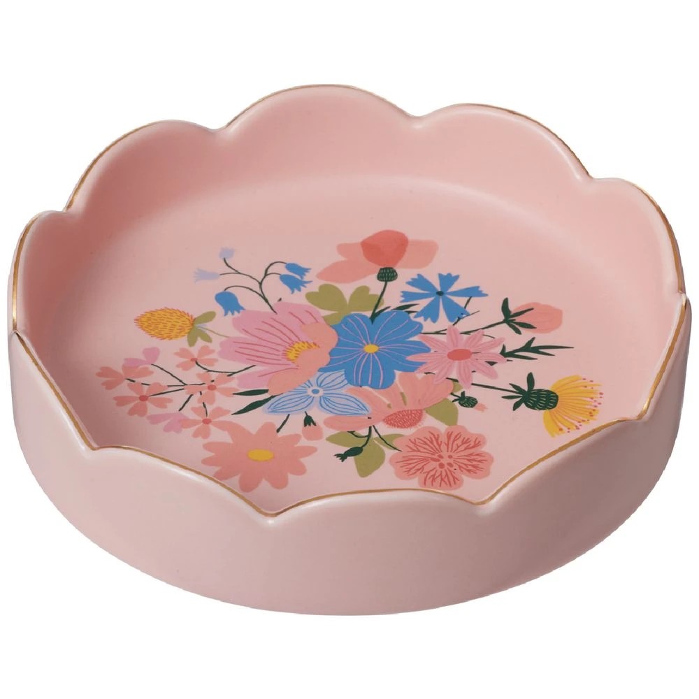 1 Otto Floral Trinket Tray, 1 of 4