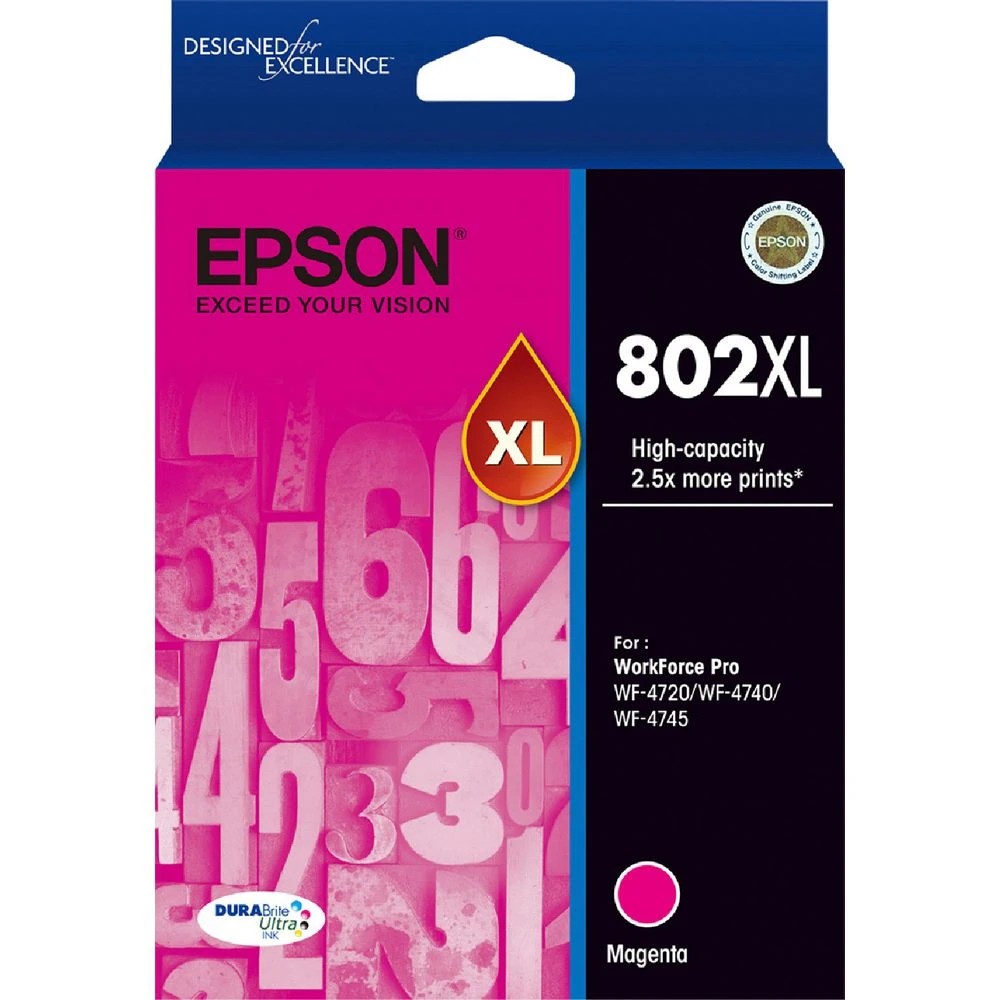 1 Epson 802XL Ink Cartridge Magenta, 1 of 1