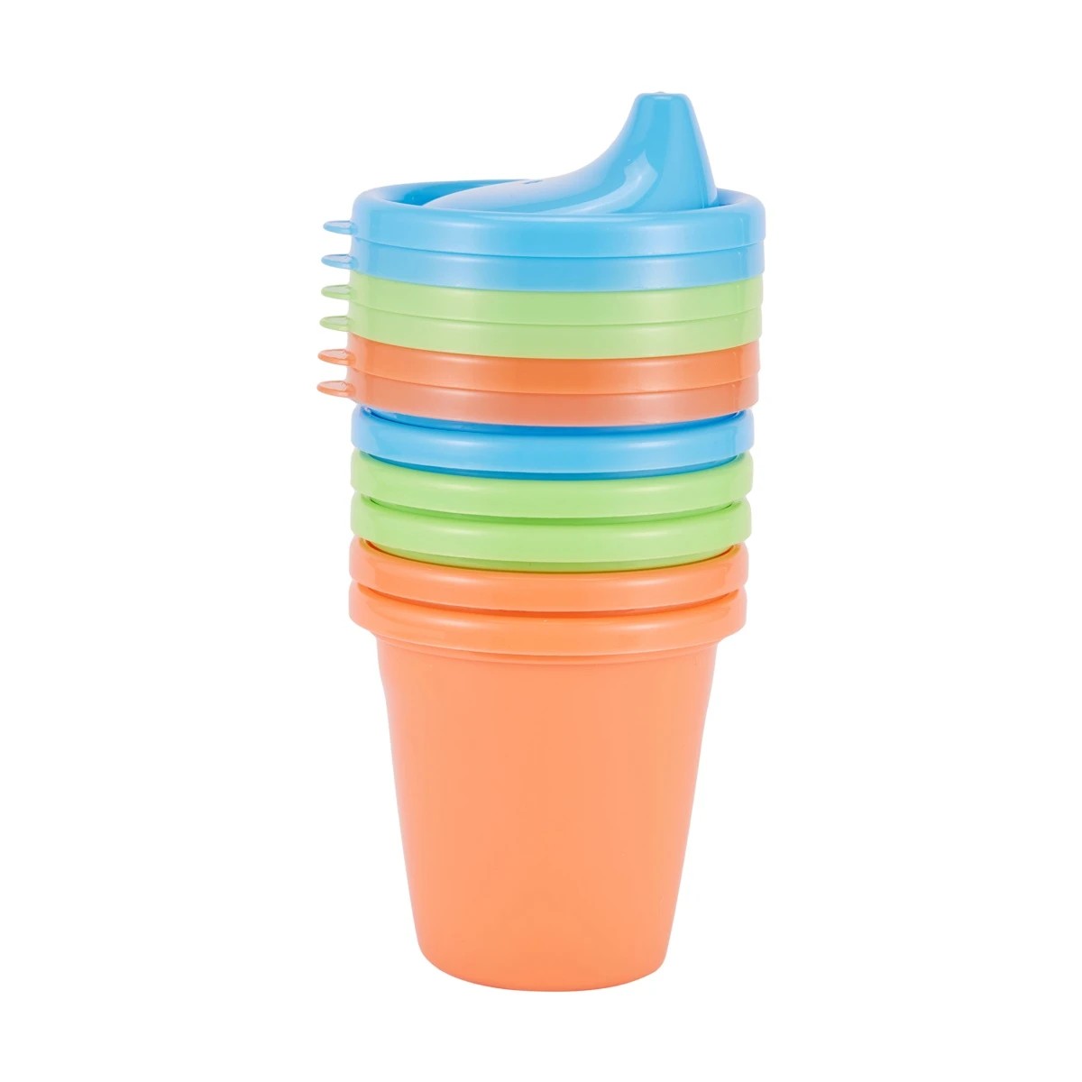 6 6 Pack Reusable Cups with Hard Spout Lids, 6 of 7