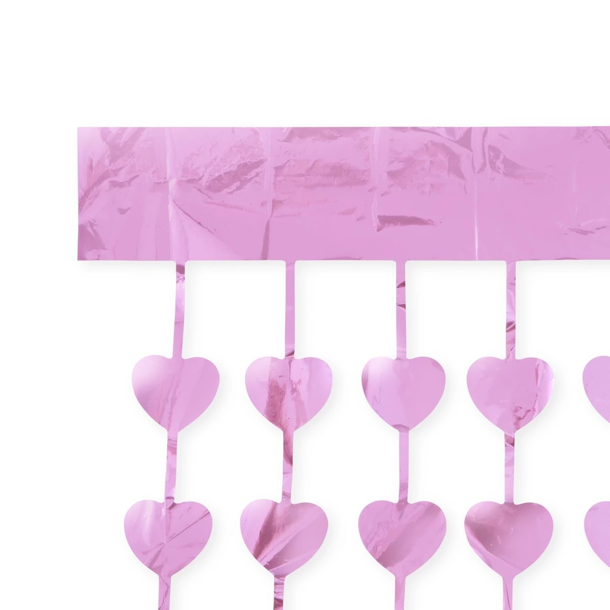 5 Pink Heart Foil Curtain, 5 of 6