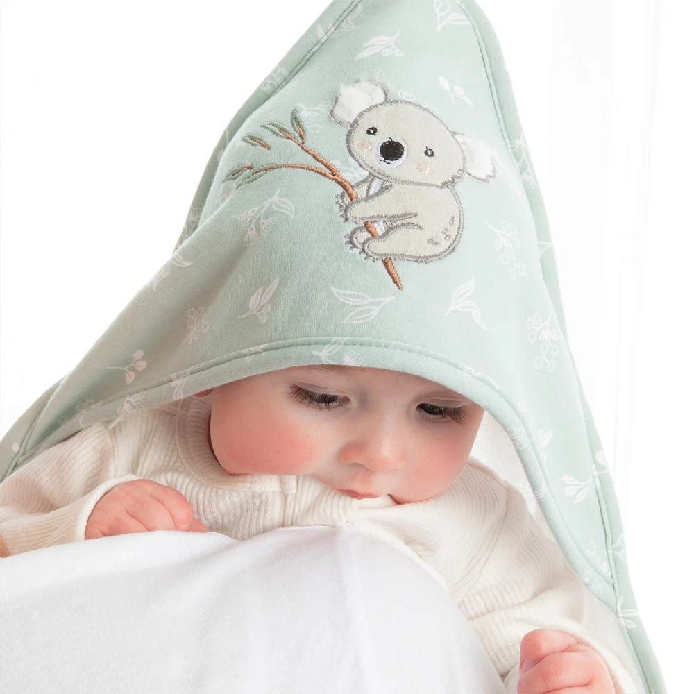 5 Living Textiles Australiana Hooded Baby Bath Towel 75 x 75 cm – Assorted, 5 of 6