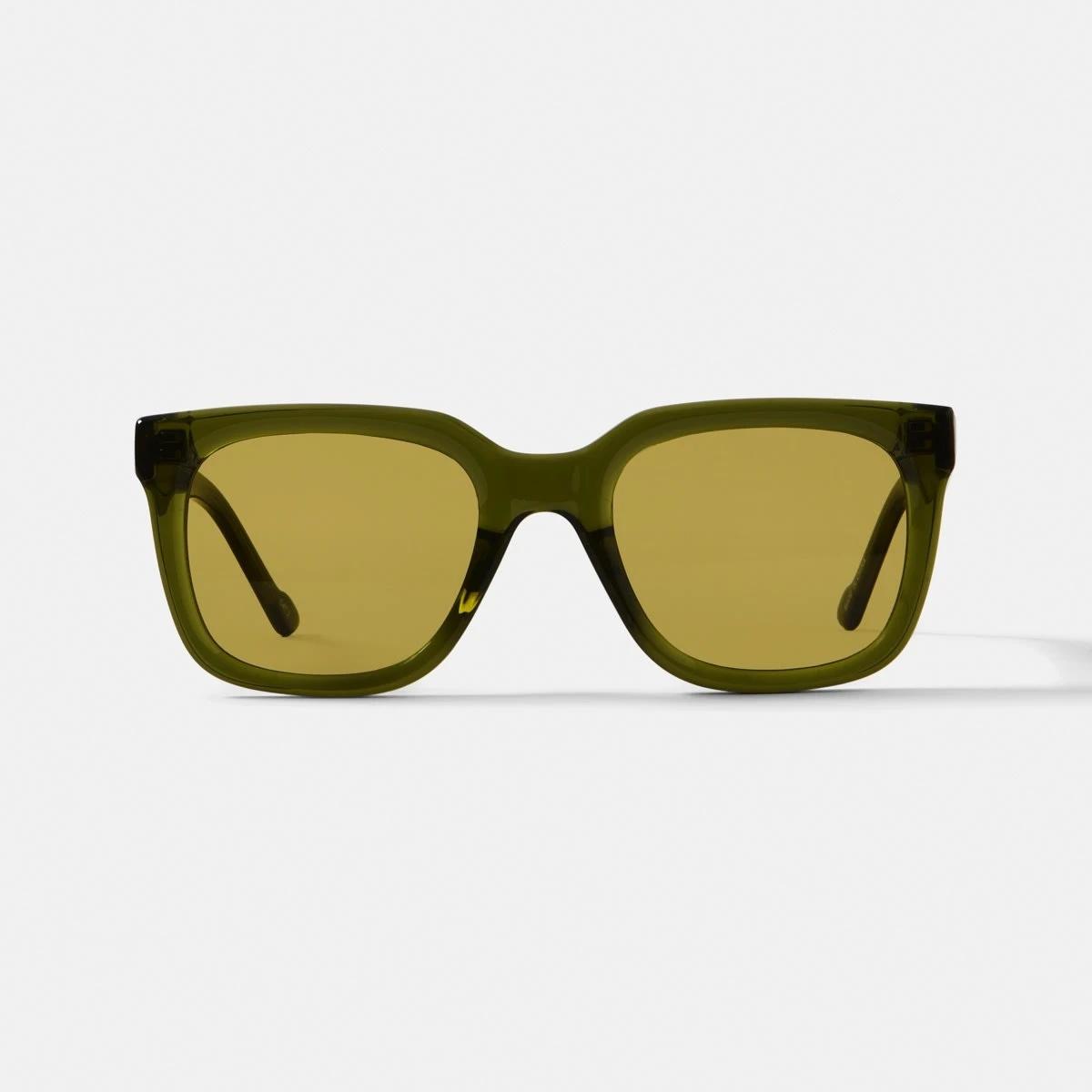 1 Womens D Frame Glasses TRANSLUCENT GREEN, 1 of 6