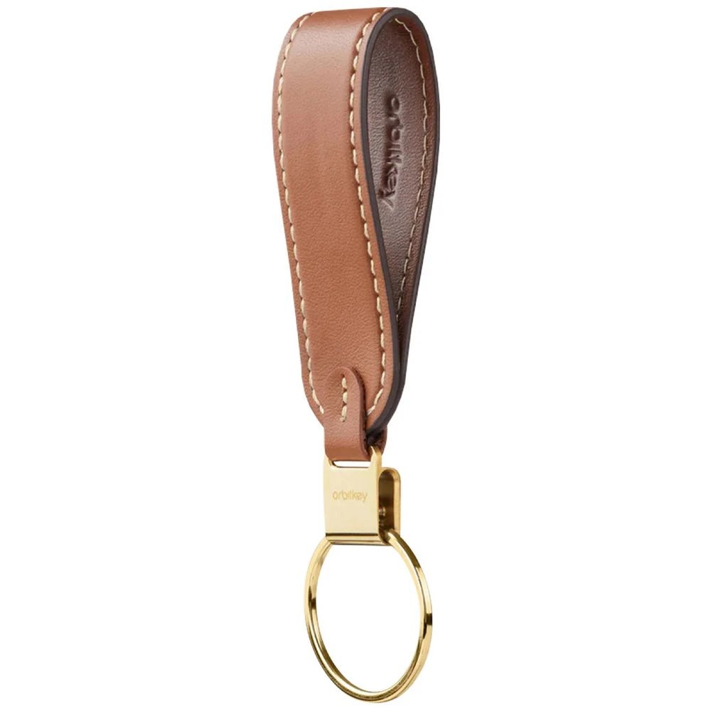 4 Orbitkey Loop Keychain Leather Caramel, 4 of 6