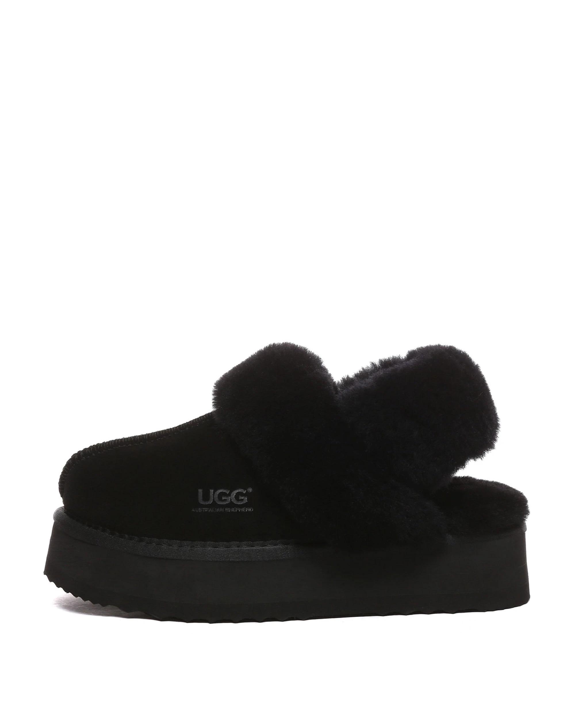 4 Australian Shepherd UGG Womens Musa platform BLACK, 4 of 5