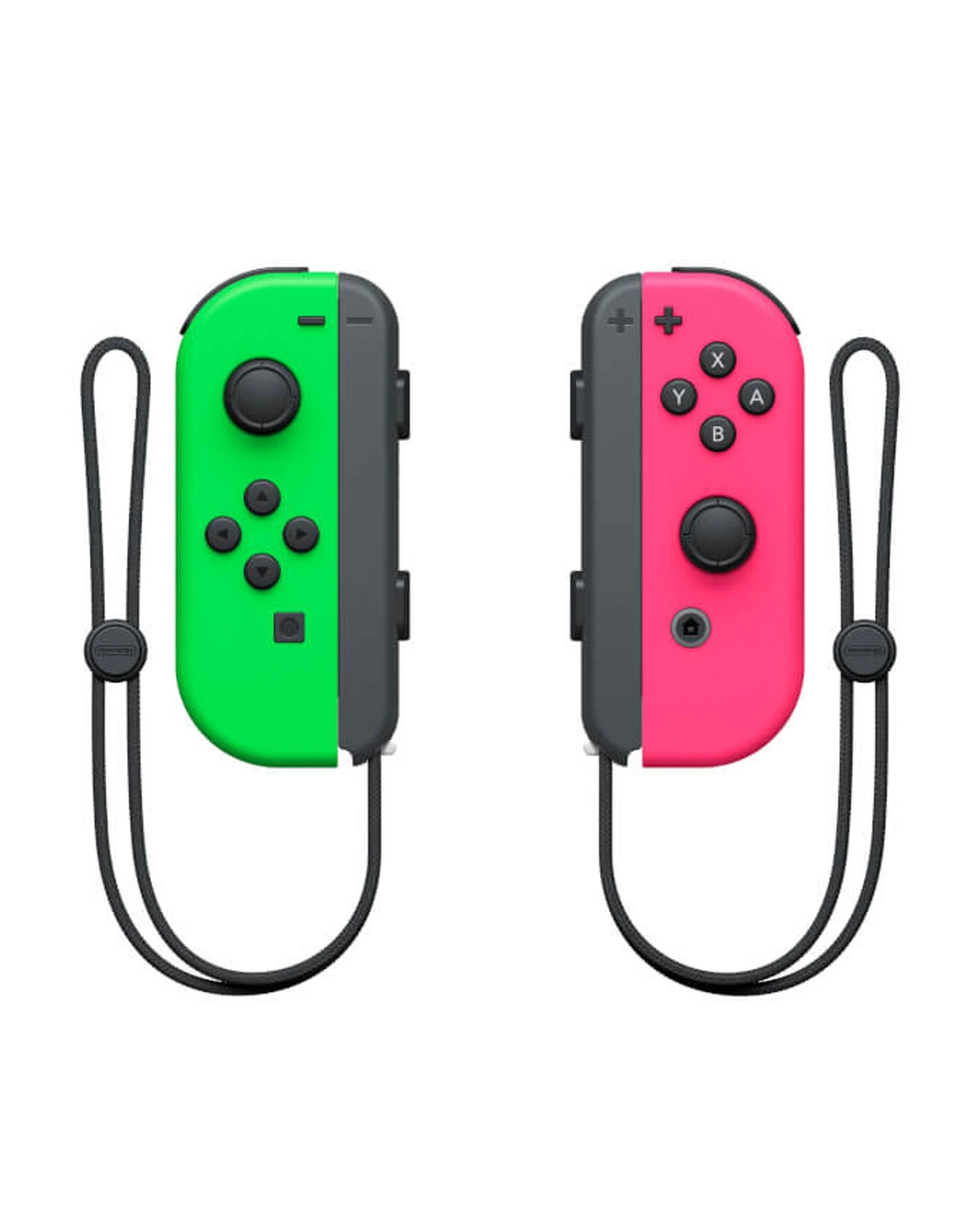 2 Nintendo Switch Joy-Con Neon Green and Pink Controller Set, 2 of 2