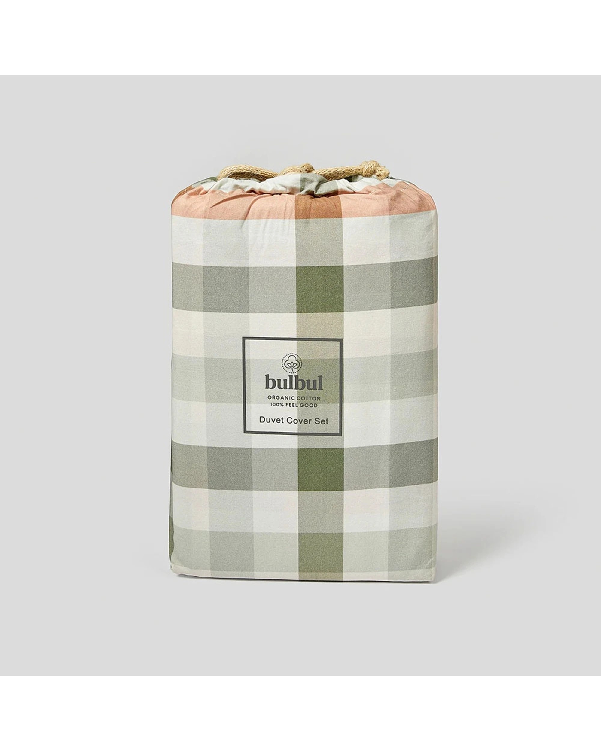 5 Bulbul Home Organic Cotton Quilt Bedding Cover Desert Plaid 250TC - Multi, 5 of 5