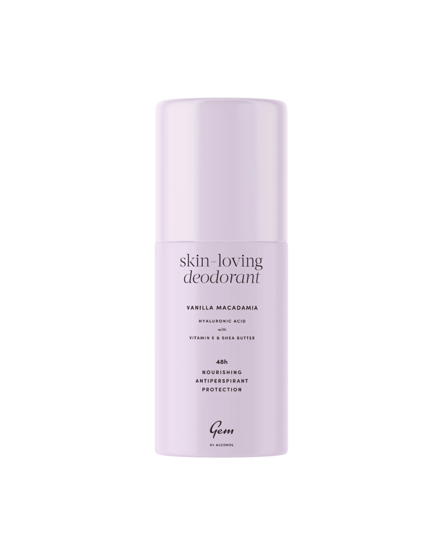 Gem Skin Loving Roll On Deodorant 50ml - Vanilla & Macad