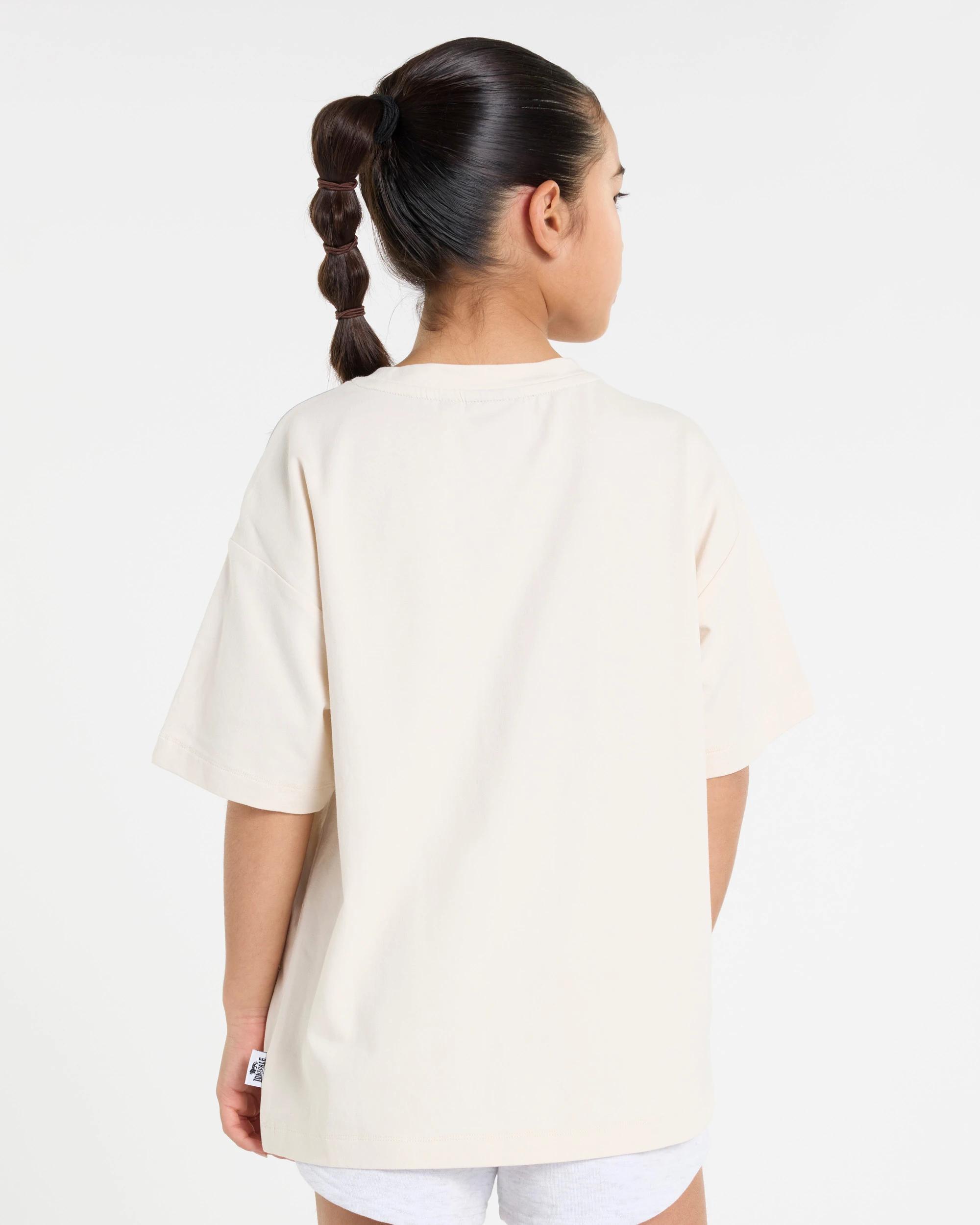 4 Cream Oversized T-shirt - Lonsdale London CREAM, 4 of 5