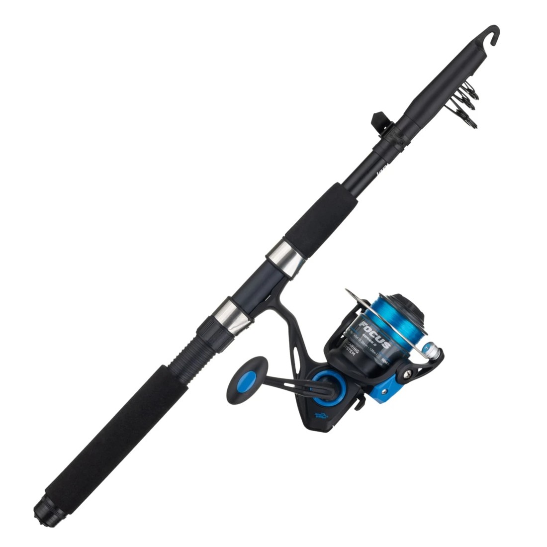 5 Jarvis Walker Focus Series 2 Spin Telescopic Combo - 6ft., Black, 5 of 5