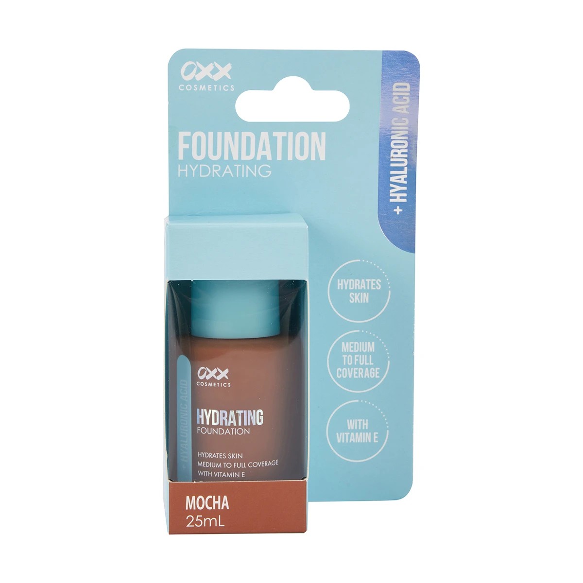 2 OXX Cosmetics Hyaluronic Acid Hydrating Foundation - Mocha, 2 of 8