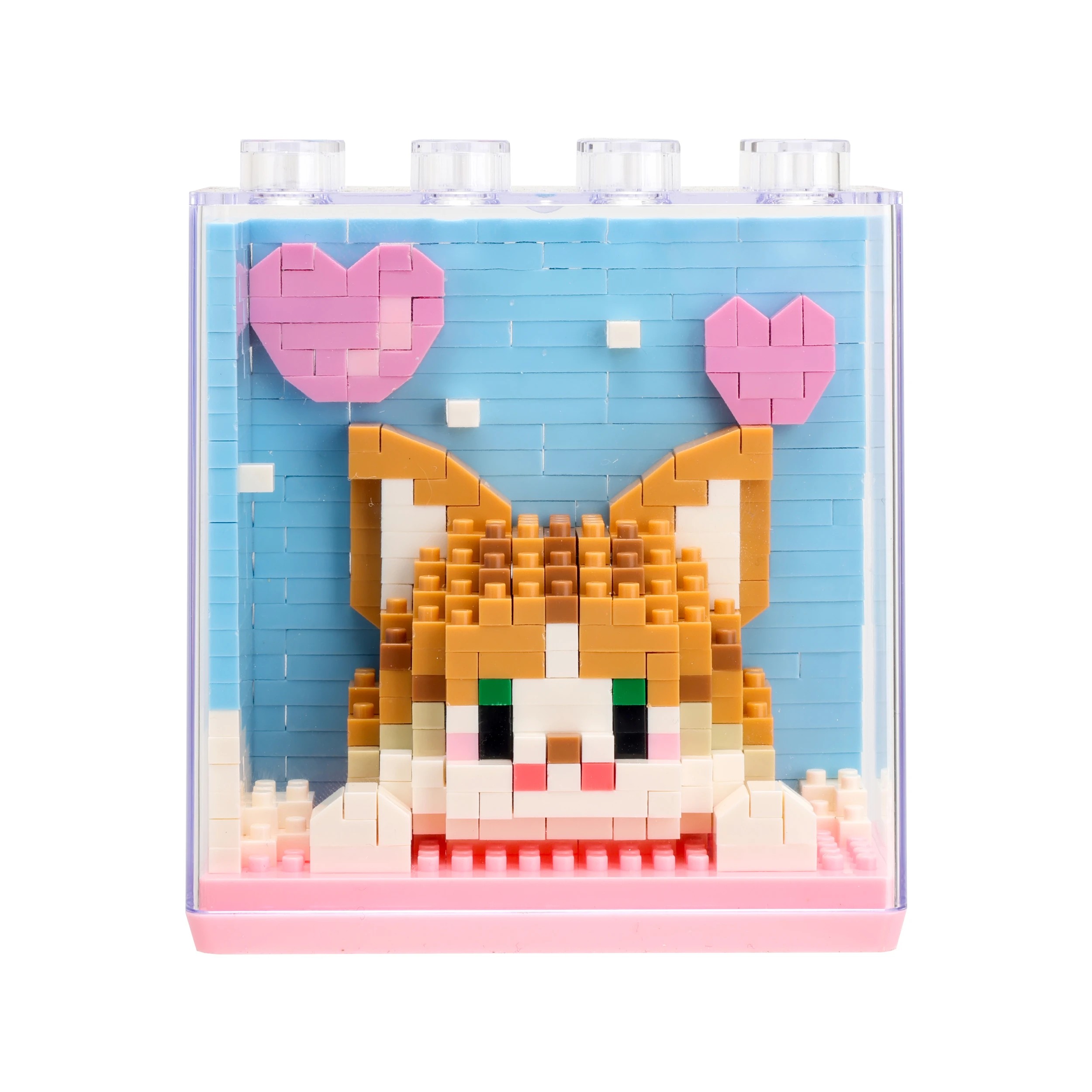 2 Mini Blocks Animals in Case - Assorted, 2 of 6