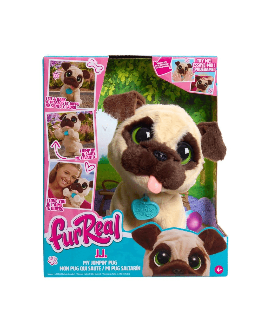 1 FurReal Friends JJ My Jumpin' Pug Pet, 1 of 6