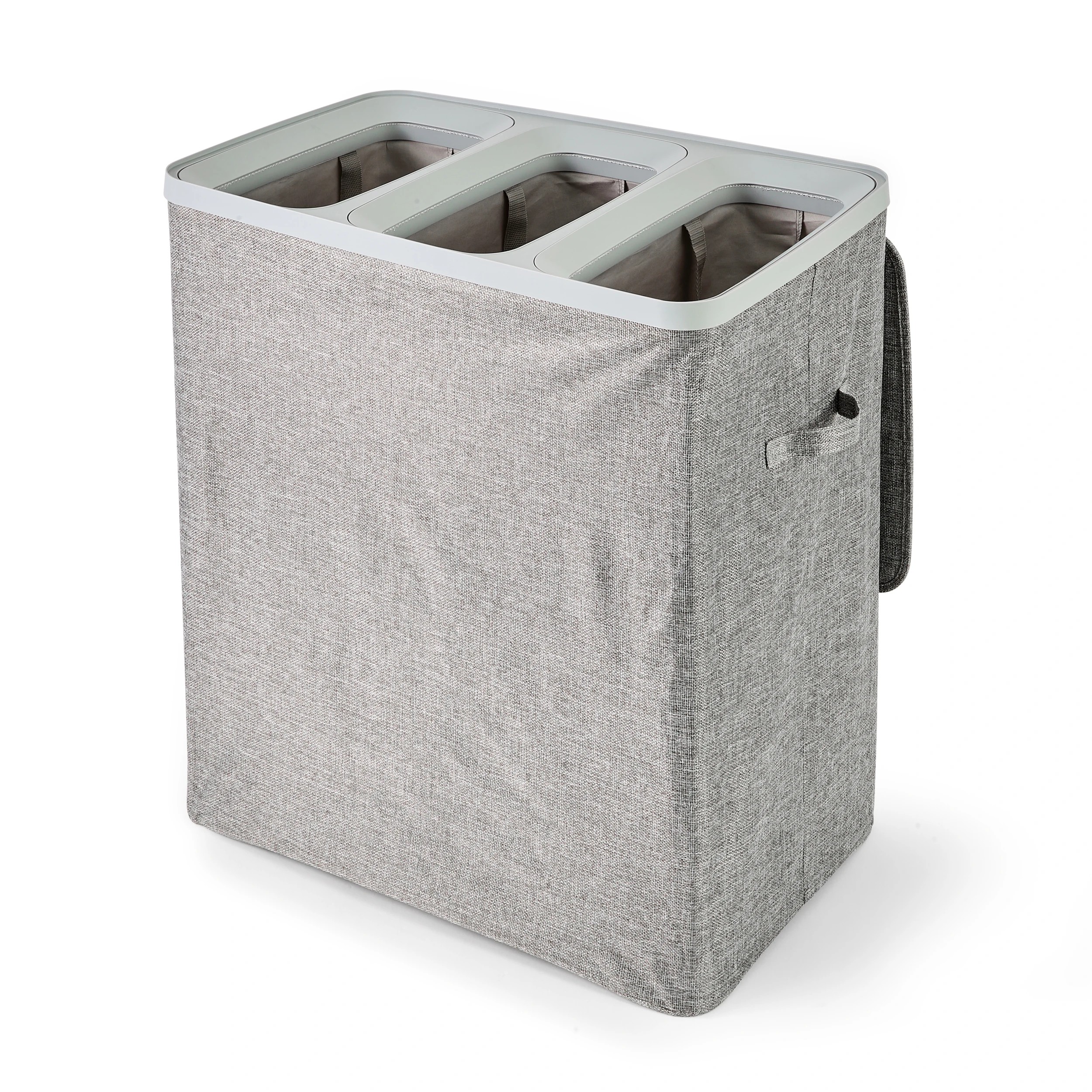 6 Triple Section Laundry Hamper, 6 of 9