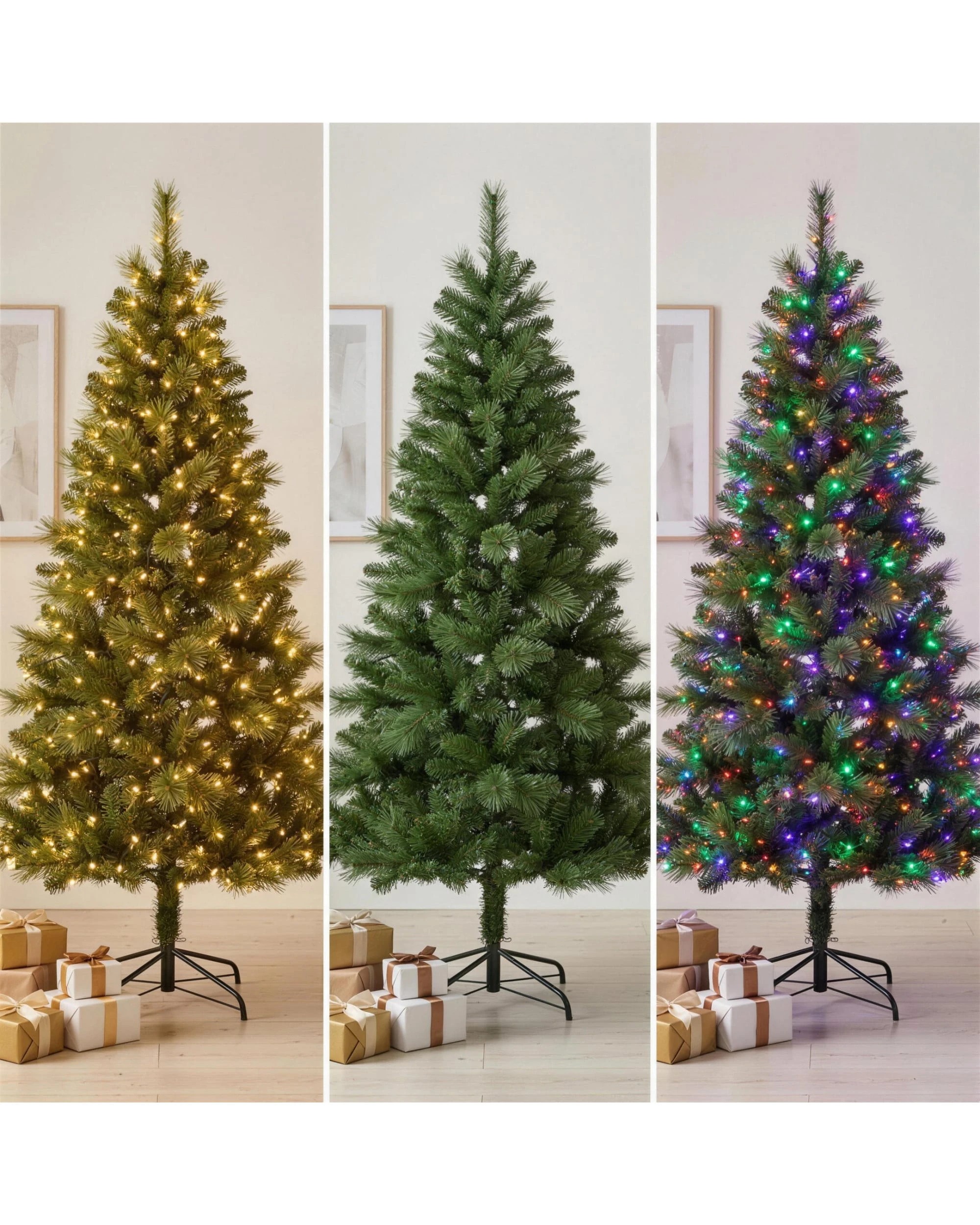 Christabelle 1.8m 6ft Grand Sierra Christmas Tree Pre Lit Multi ...