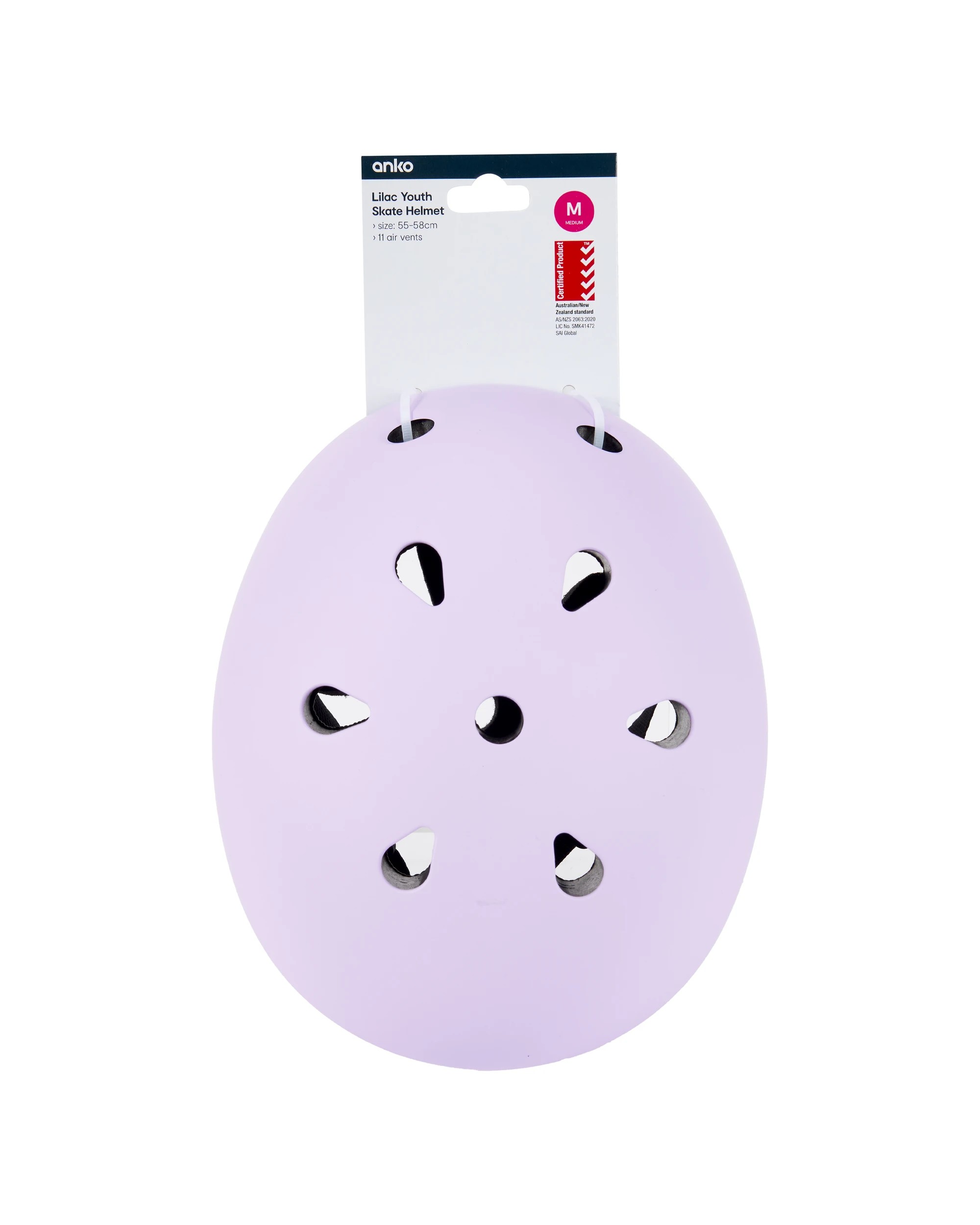 7 Youth Skate Helmet - Medium, Lilac, 7 of 7