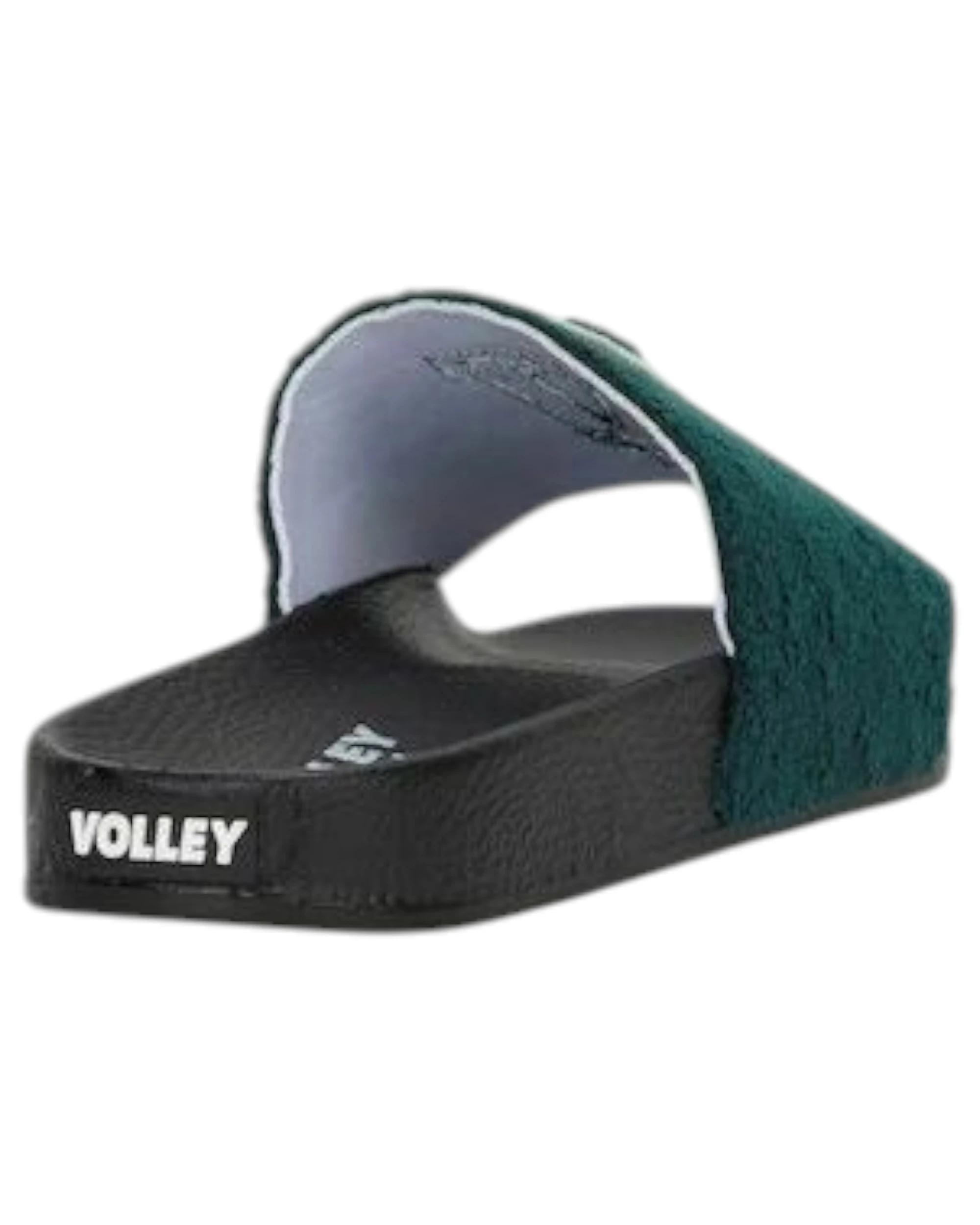 5 Volley Pool Slides Mens Shoes Sandals Thongs GREEN/WHITE, 5 of 5