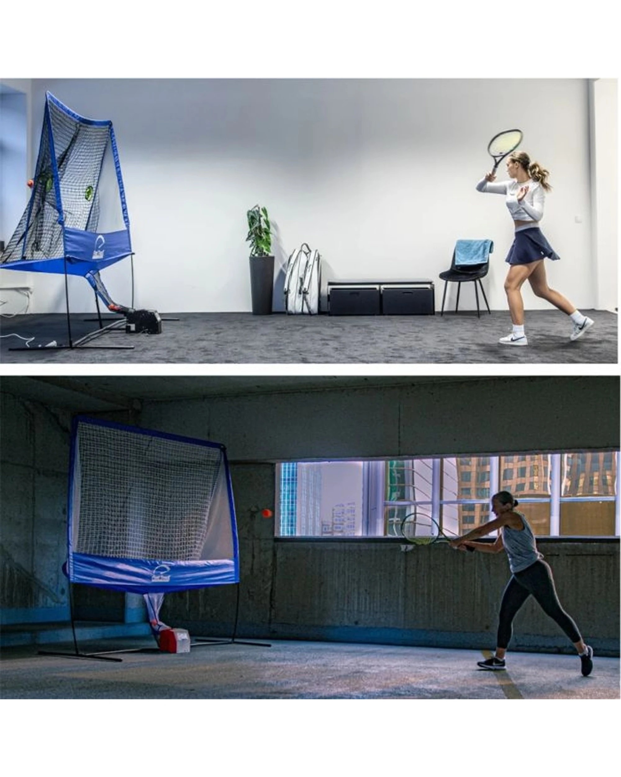 4 Fast Track Tennis Feedback System Portable Solo Trainer Indoor Outdoor - Multi, 4 of 4