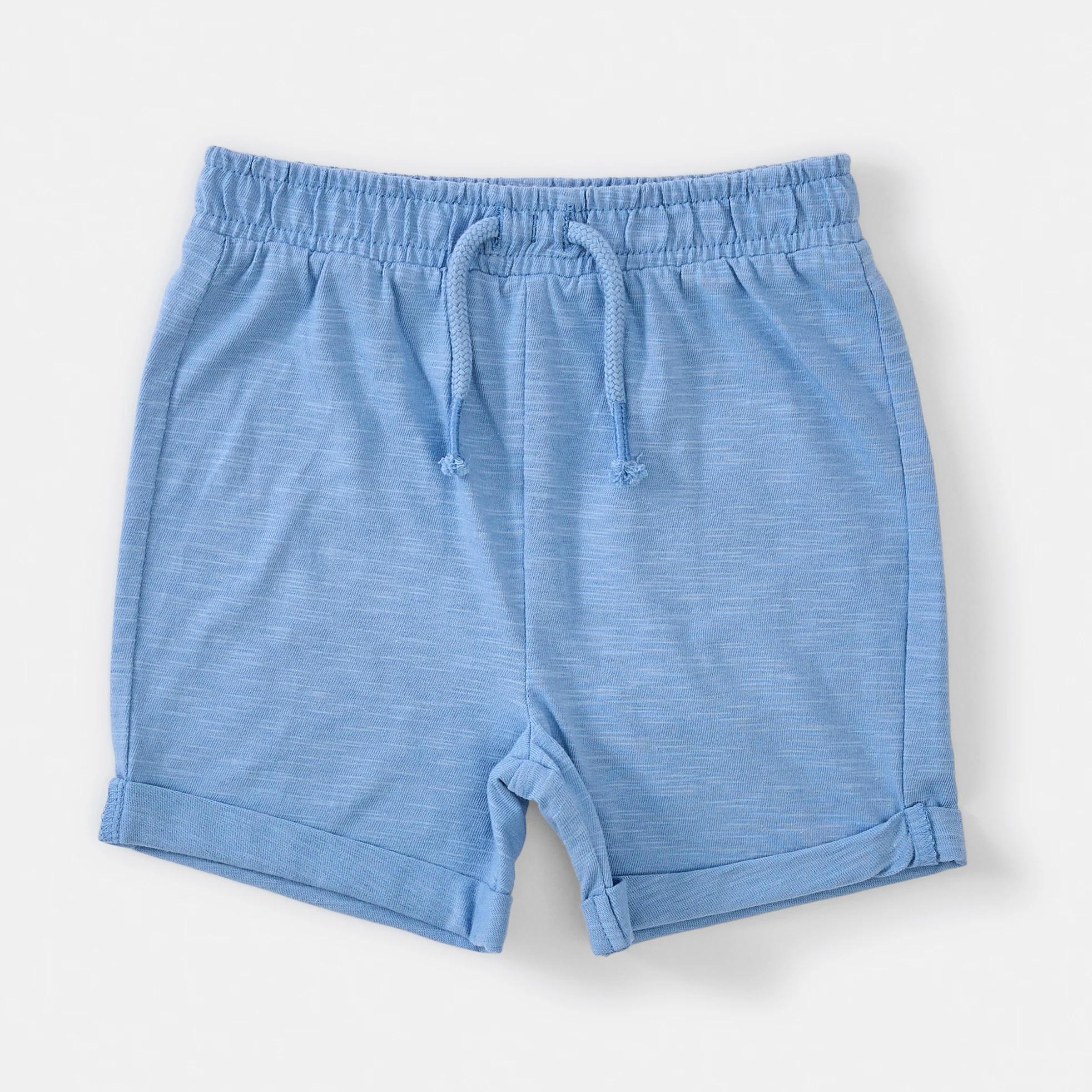 4 3 Pack Solid Shorts BLUE, GREEN, 4 of 8