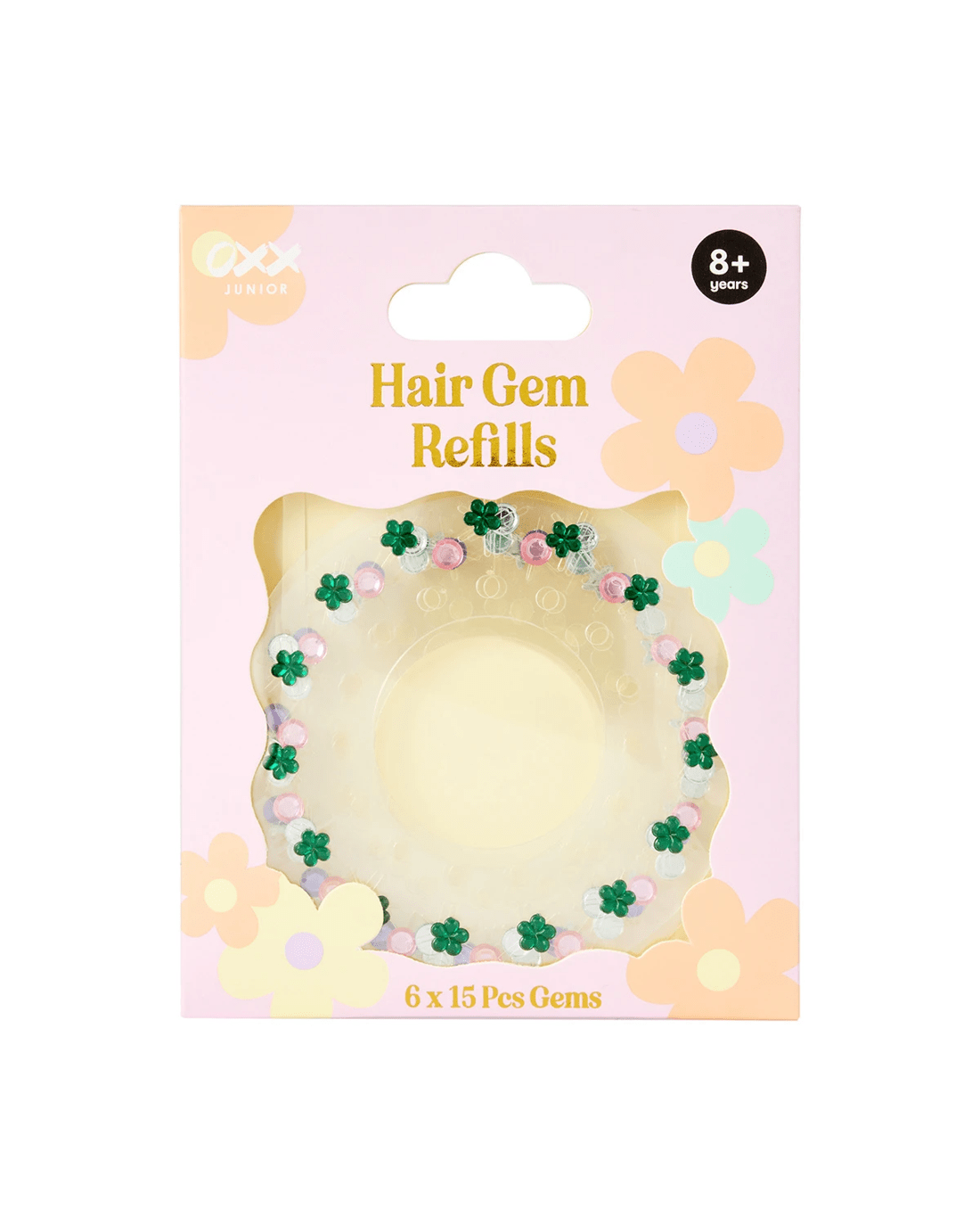 1 OXX Junior 6 Piece Hair Gem Refills, 1 of 10