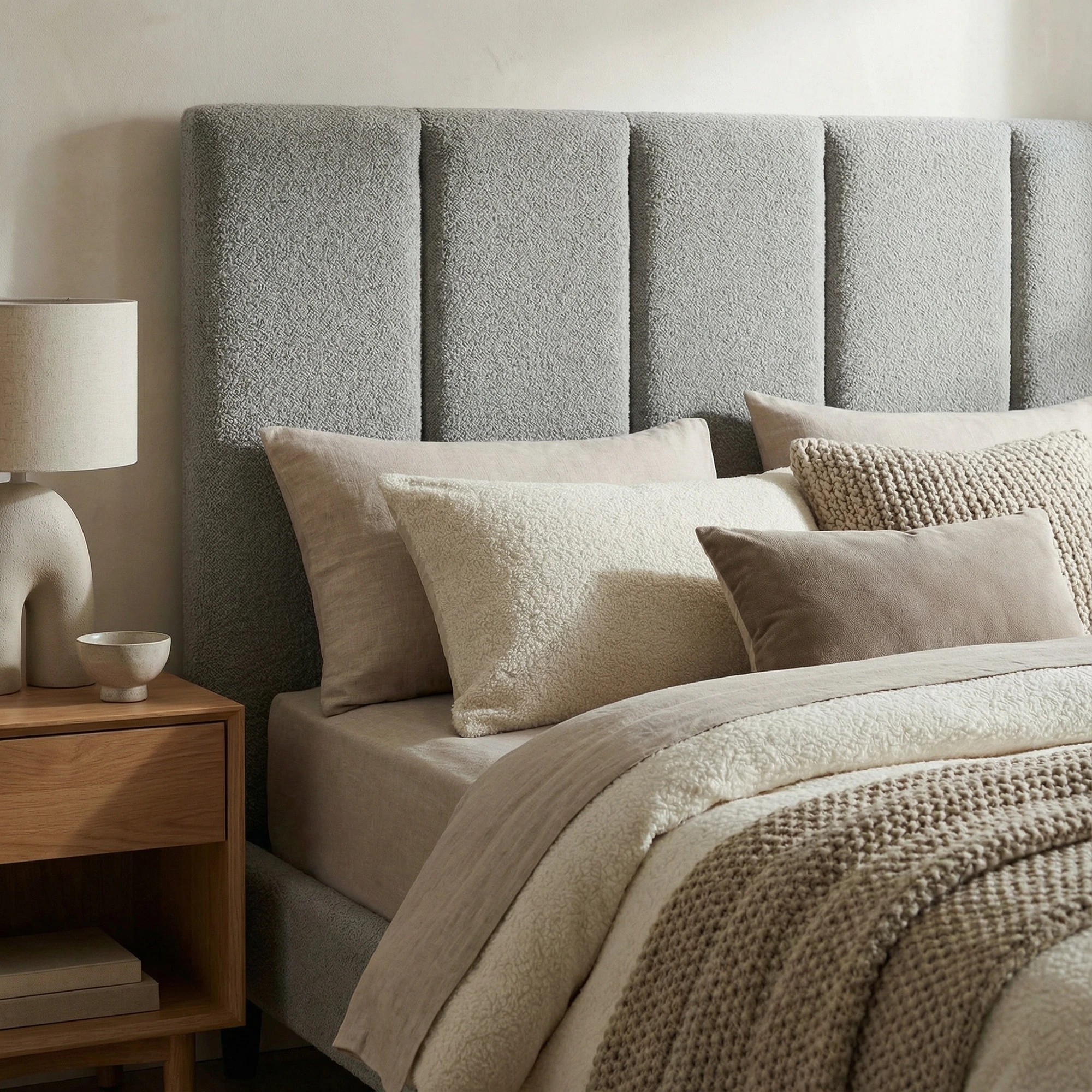 5 Ferraro Bed Frame - Effortless Tool-Free Design - Grey - Grey, 5 of 6