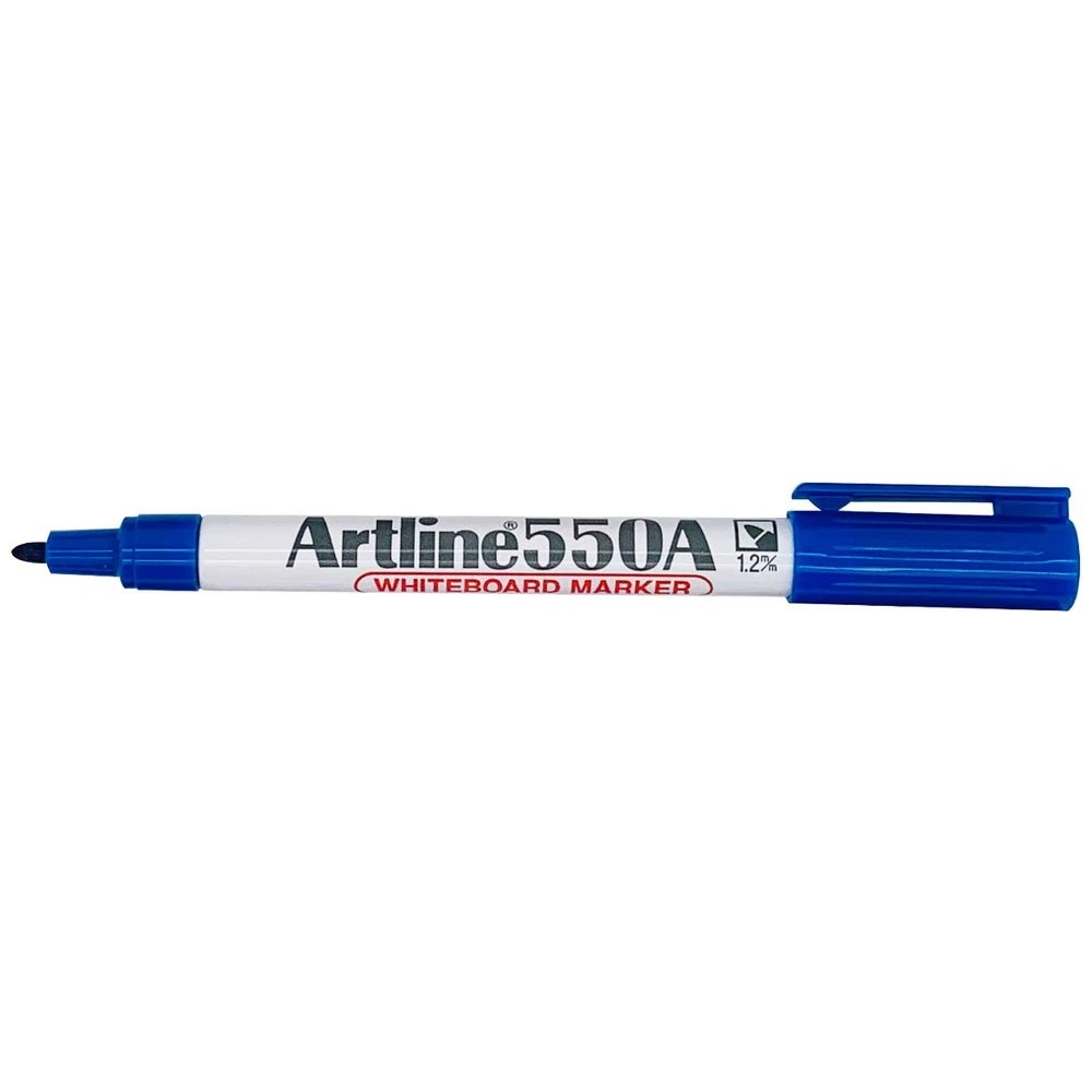 1 Artline 550A Whiteboard Marker Bullet Blue, 1 of 2