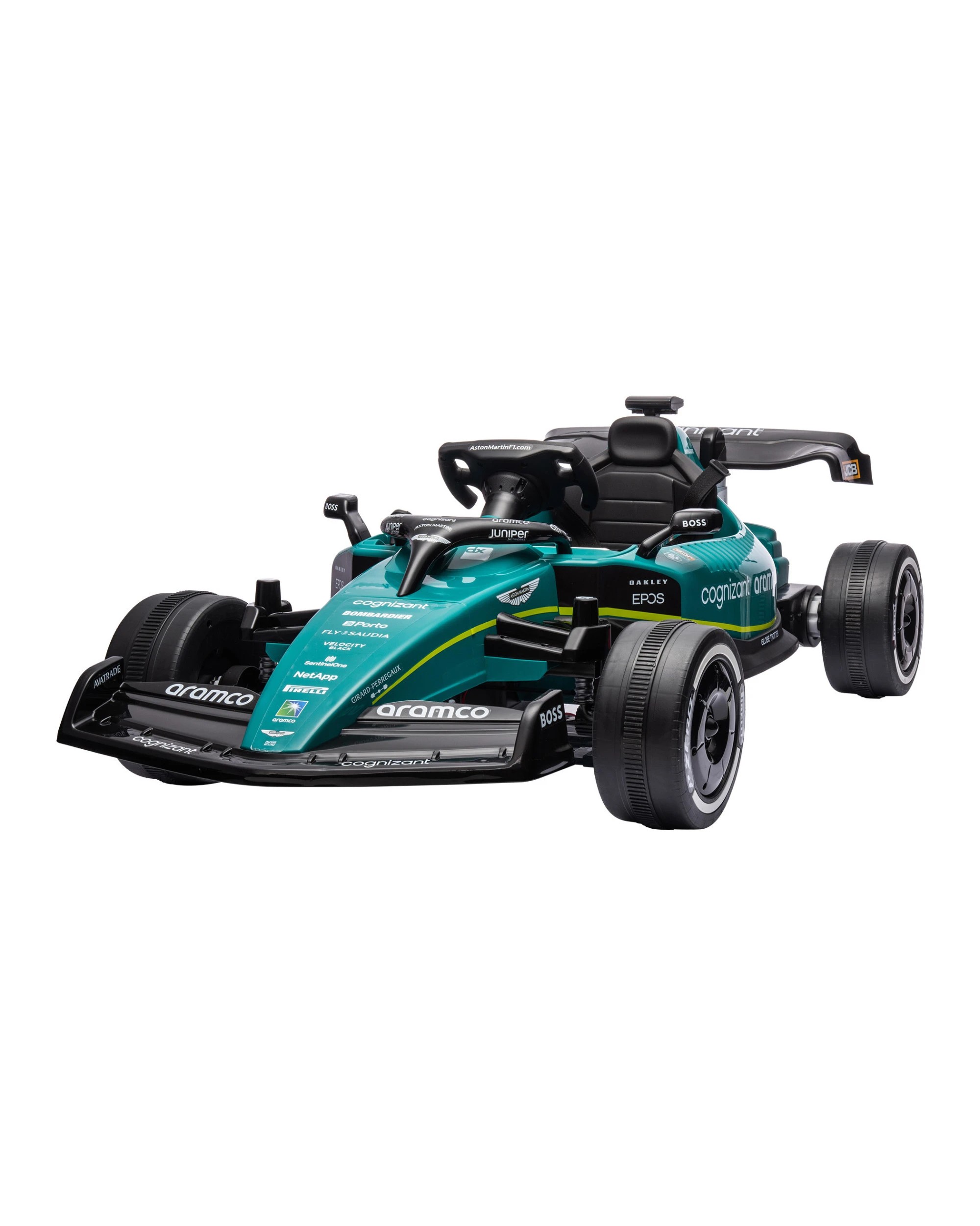 1 Kahuna Aston Martin Aramco F1 Licensed Electric Kids Ride On Race Car, 1 of 10