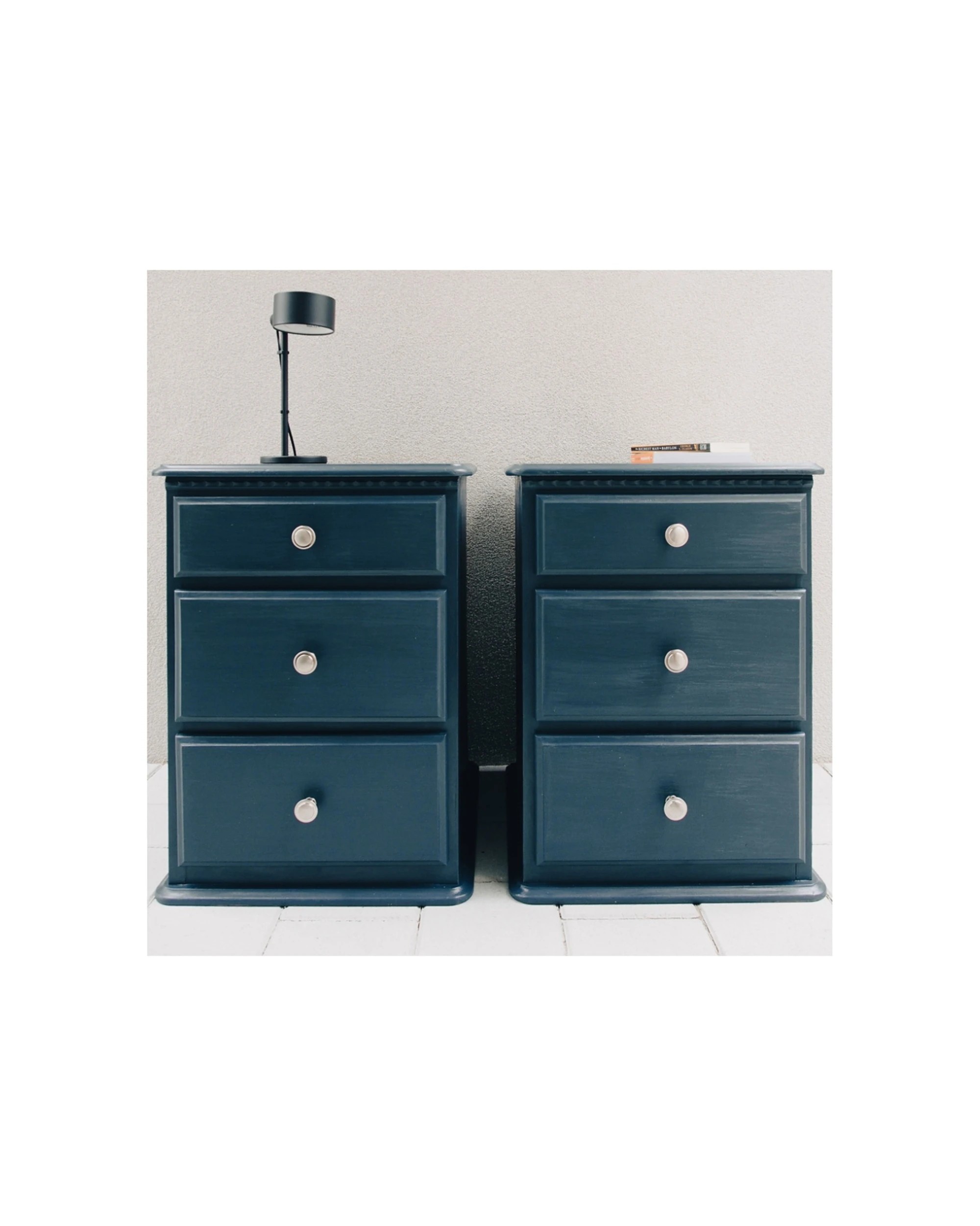 6 Mezzie+Frank Chalk Effect 0.5L Interior Water Based Furniture Paint Midnight Oil - Black, 6 of 6