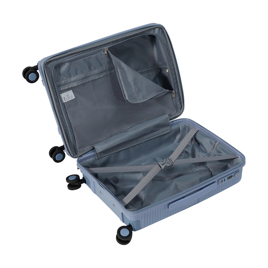 3 50cm Premium 8 Wheels Hard Case - Blue, 3 of 8