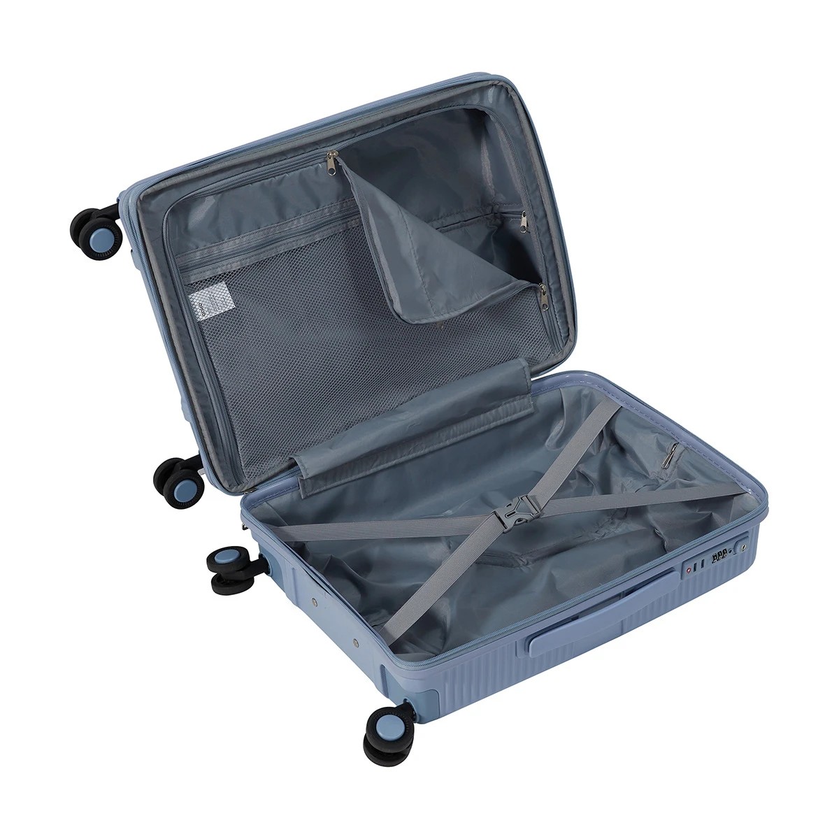 3 50cm Premium 8 Wheels Hard Case - Blue, 3 of 8