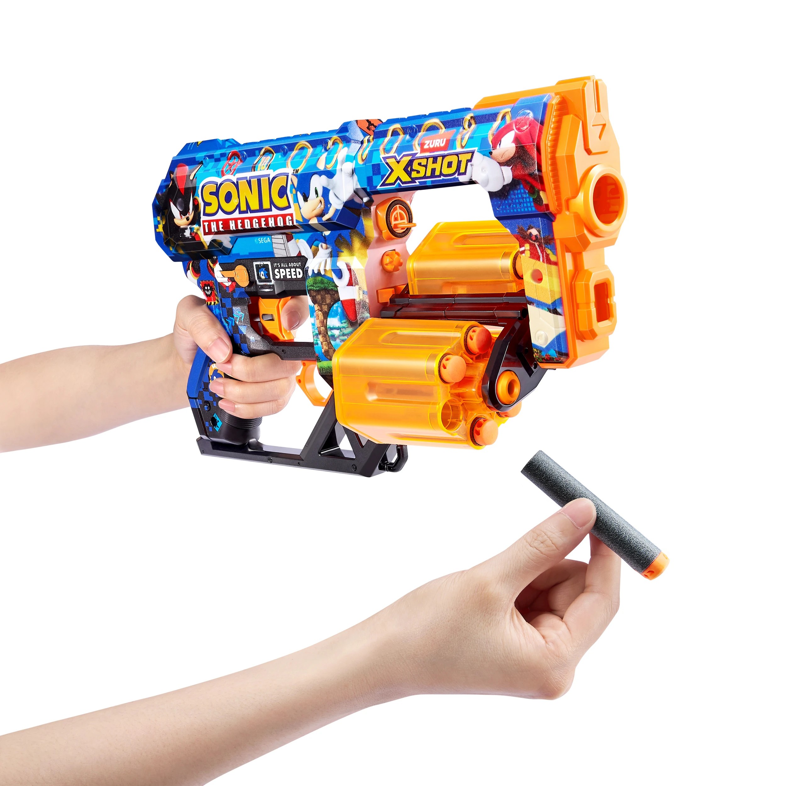 7 Zuru X-Shot Skins Sonic the Hedgehog Blaster, 7 of 8