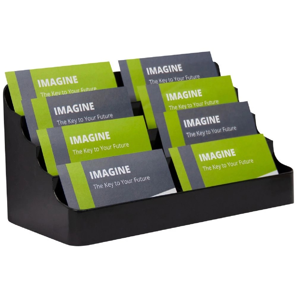 1 Deflecto Business Card Holder 8 Pocket Landscape, 1 of 1