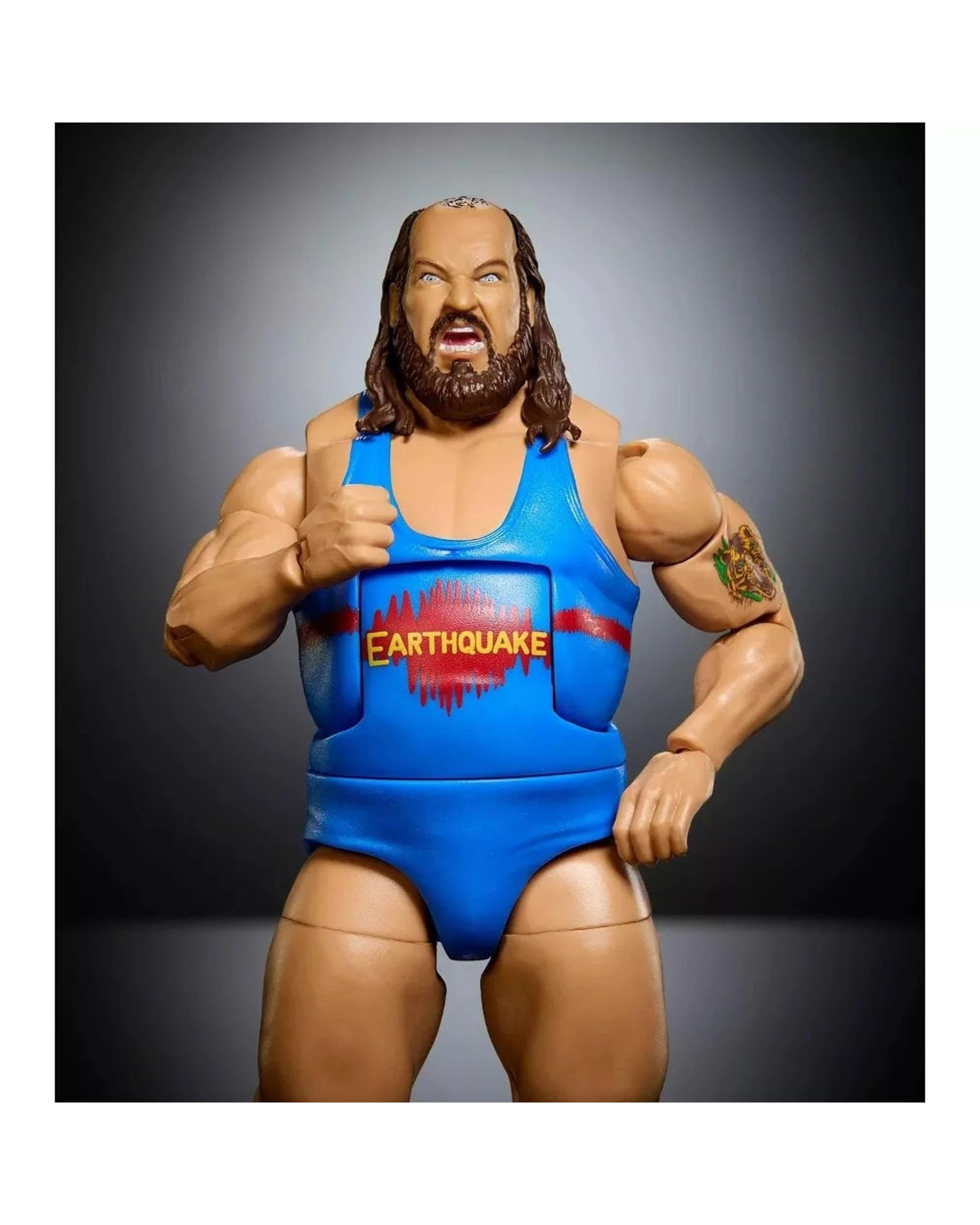 5 WWE Elite Collection Legends Earthquake Action Figure, 5 of 6