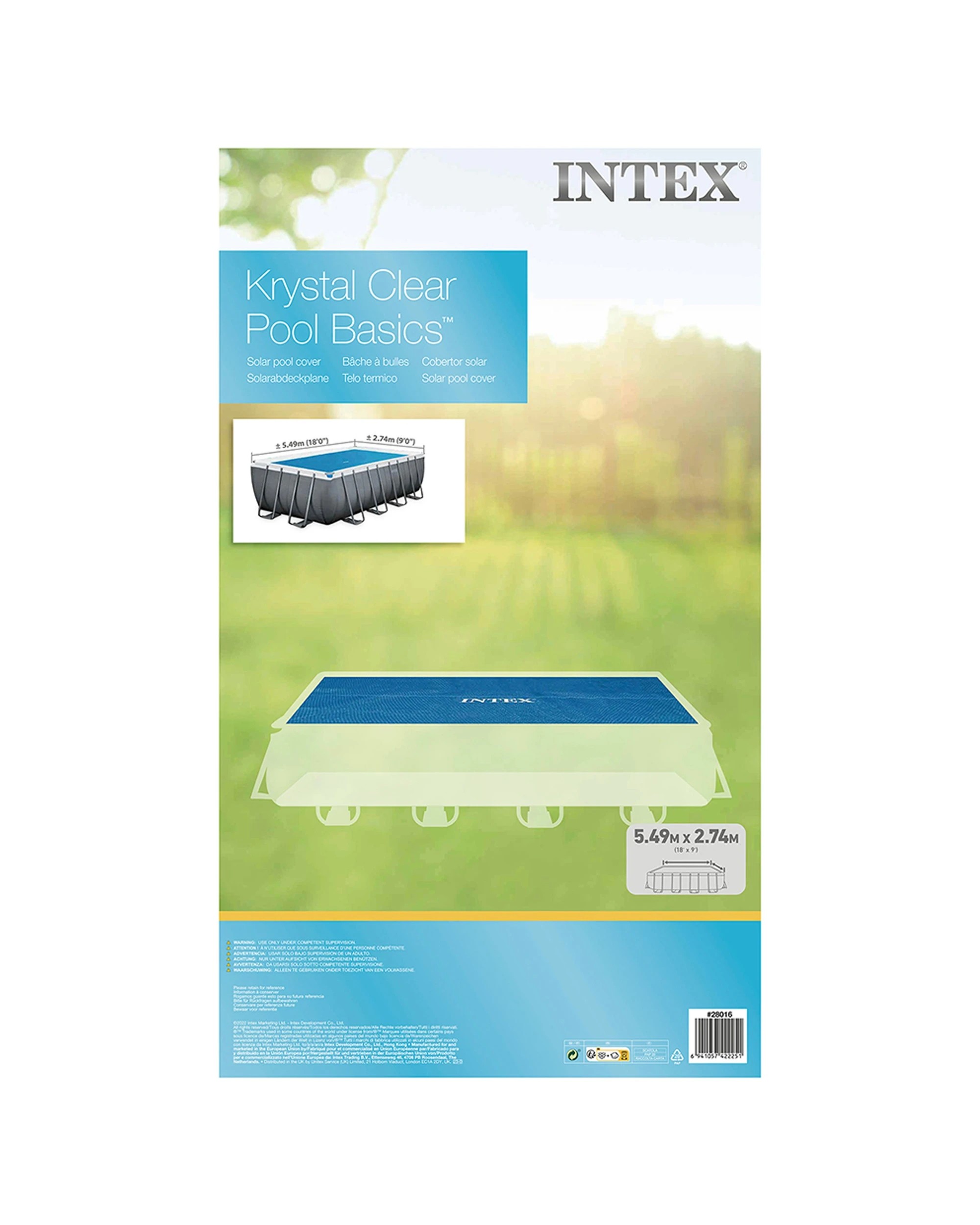 4 Intex Above Ground Solar Outdoor Pool Cover - Blue, 4 of 4