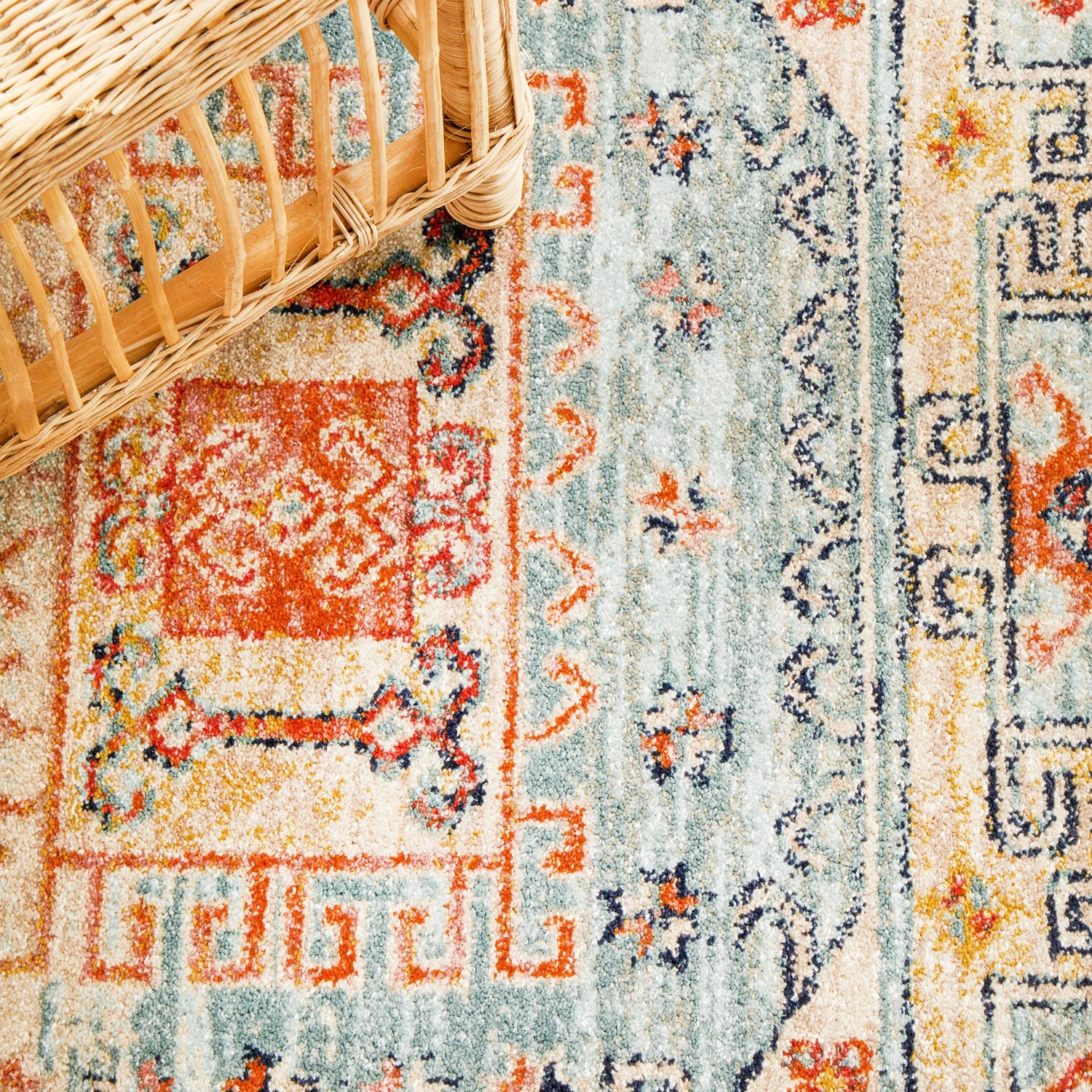 8 Common Ground Rugs Eterna 859 200x200cm - Medium Round Power Loomed Pet Friendly Rug - Beige, 8 of 9