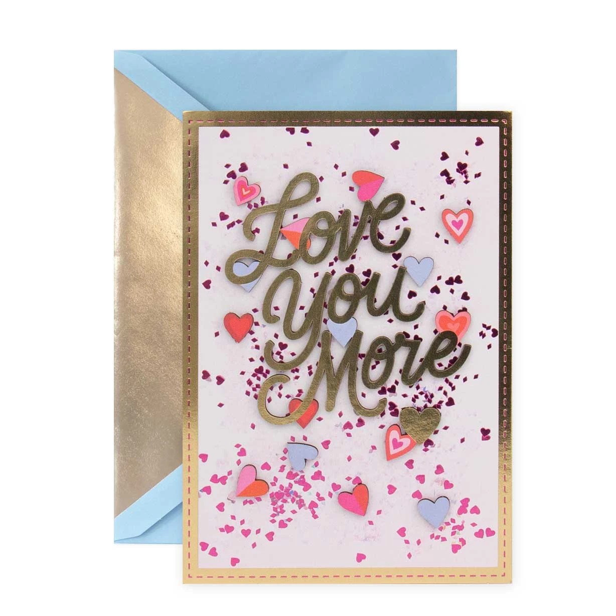 1 Hallmark Valentine's Day Card - Love You More, 1 of 3