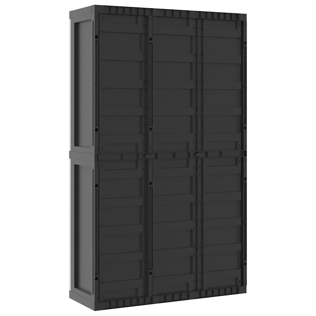 8 vidaXL outdoor storage cabinet Ample Storage - Grey, 8 of 10