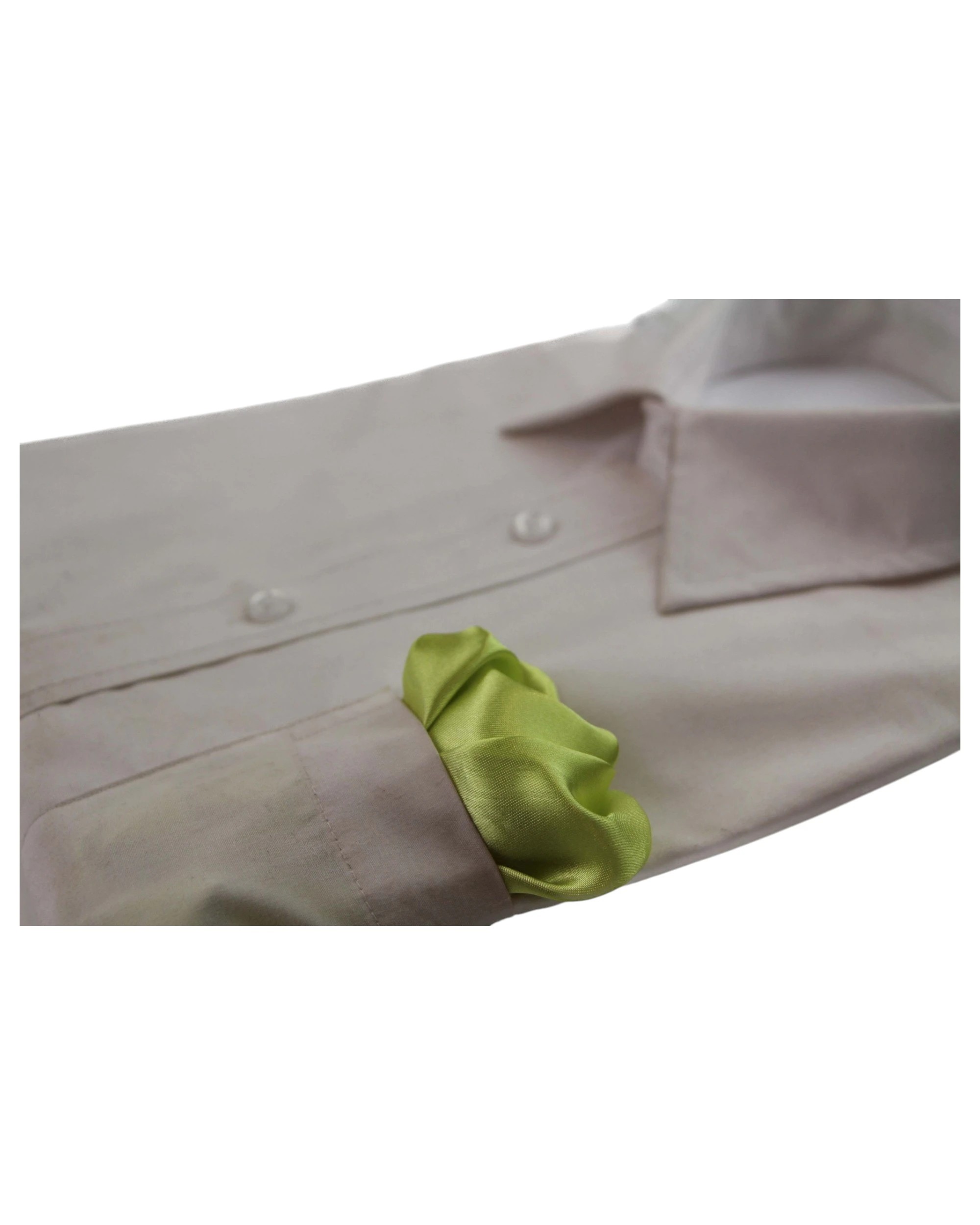 3 Zasel Mens Pocket Square - Yellow, 3 of 3