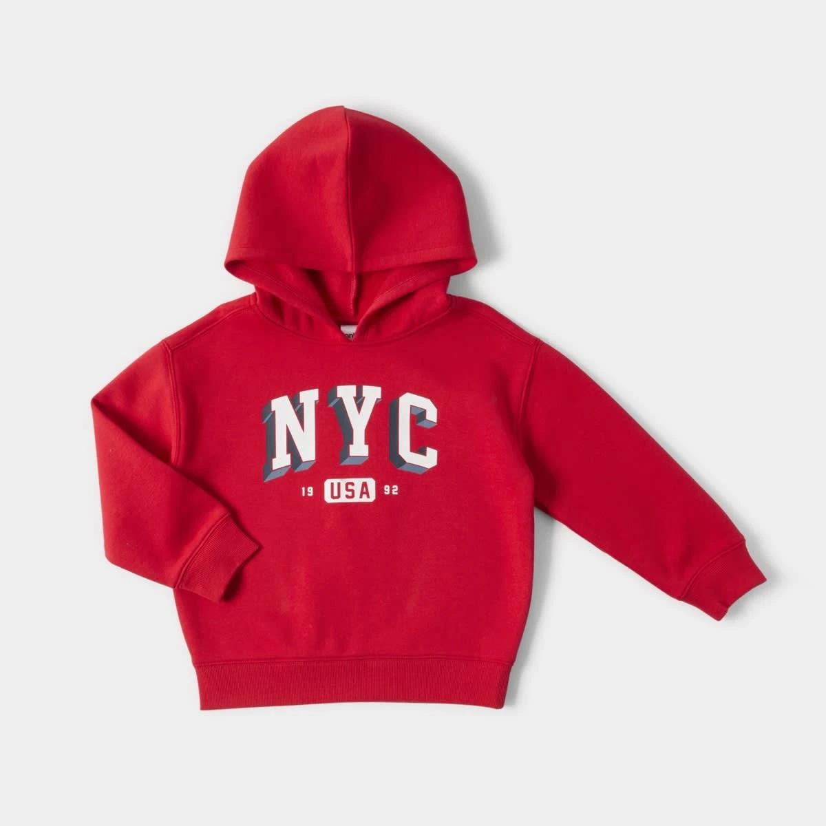 7 Print Hoodie Red Varsty, 7 of 8