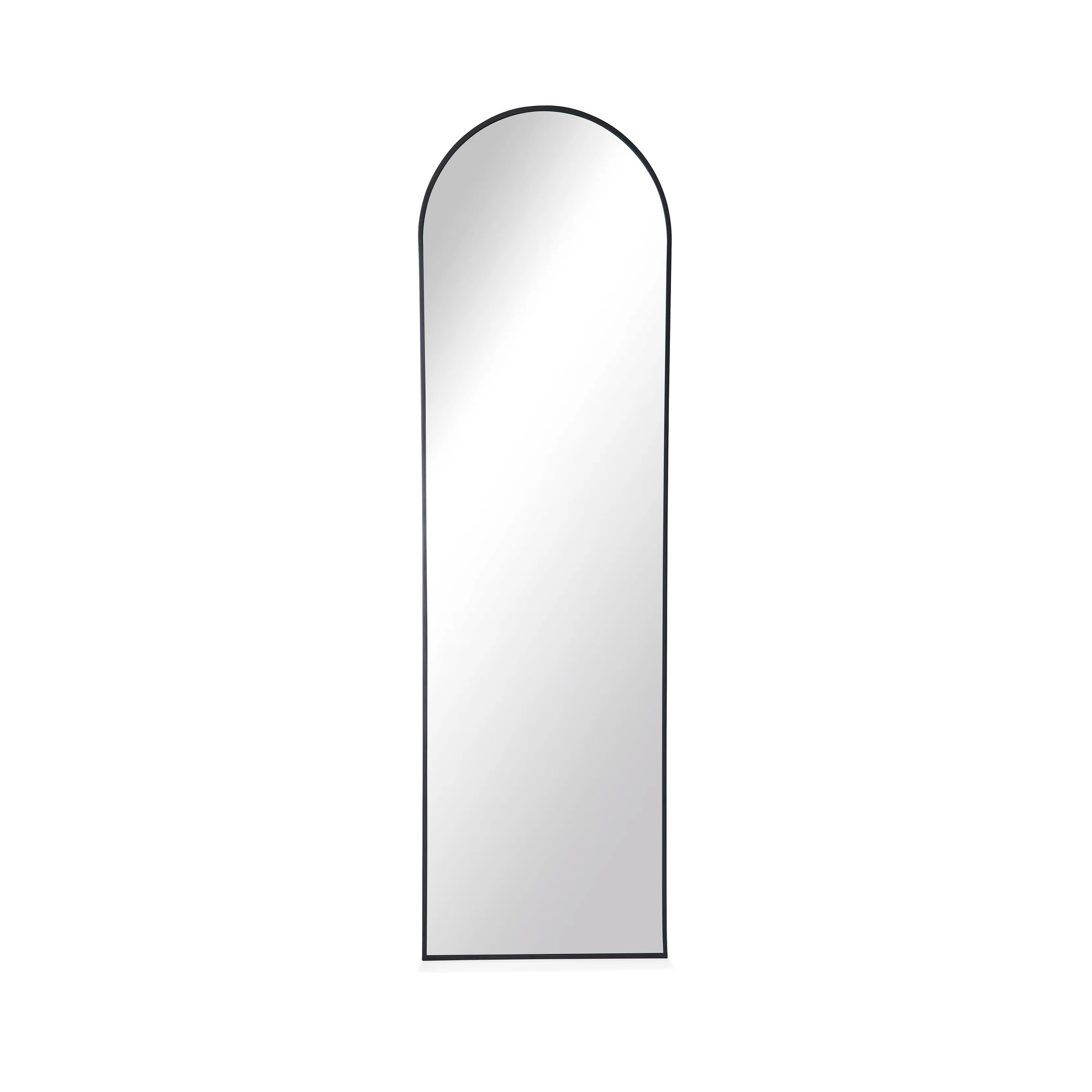 2 Arch Black Floor Mirror, 170cm x 50cm, 2 of 7