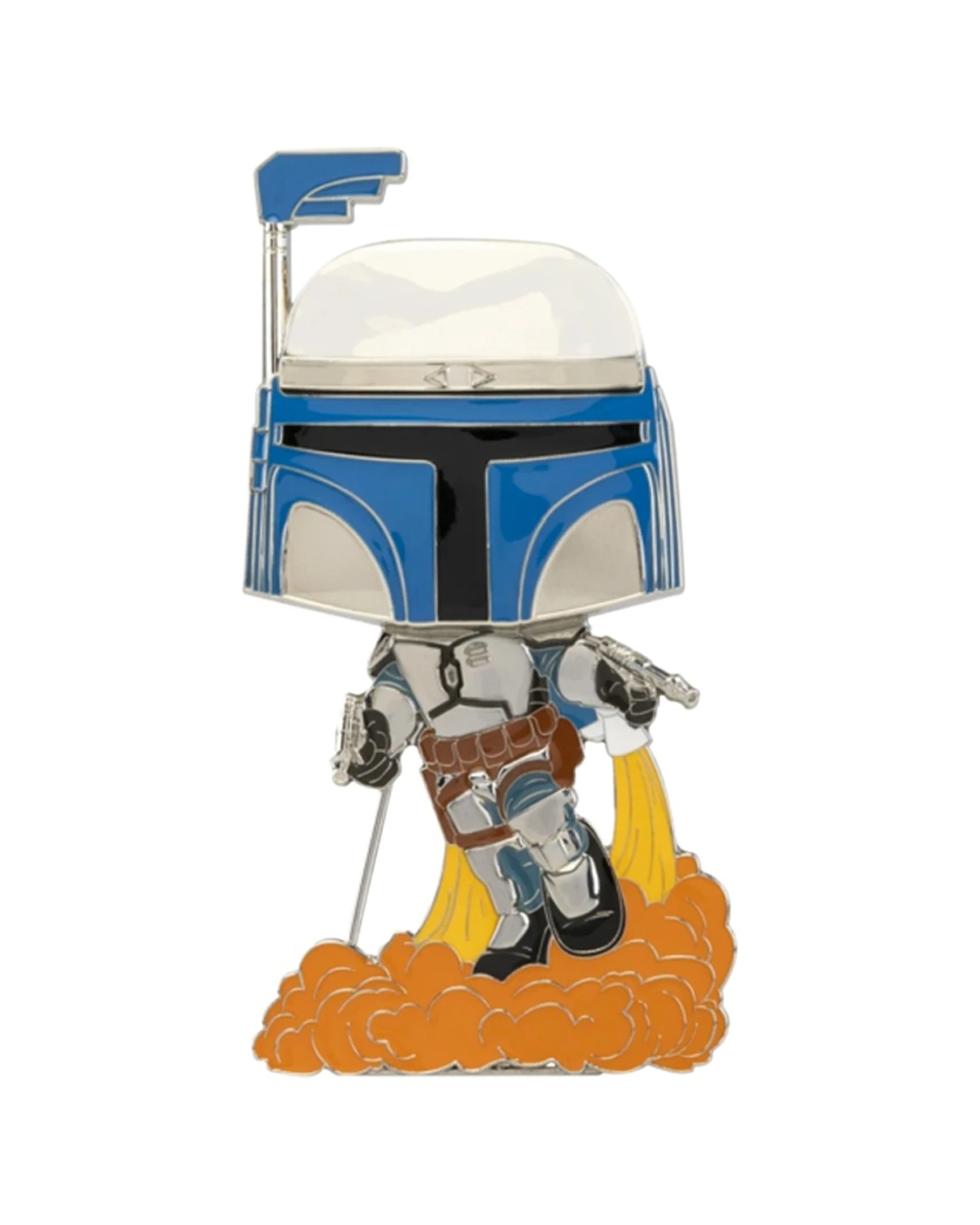 1 Pop! Star Wars Jango Fett Wearable Enamel Pin - Multi, 1 of 3