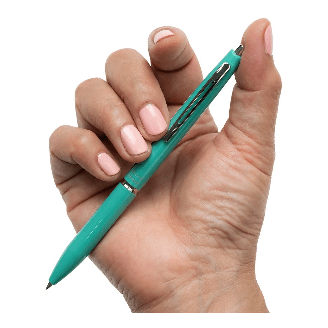 4 PILOT Acro 300 0.7mm Hybrid Ballpoint Pen Forest Green Barrel, 4 of 6