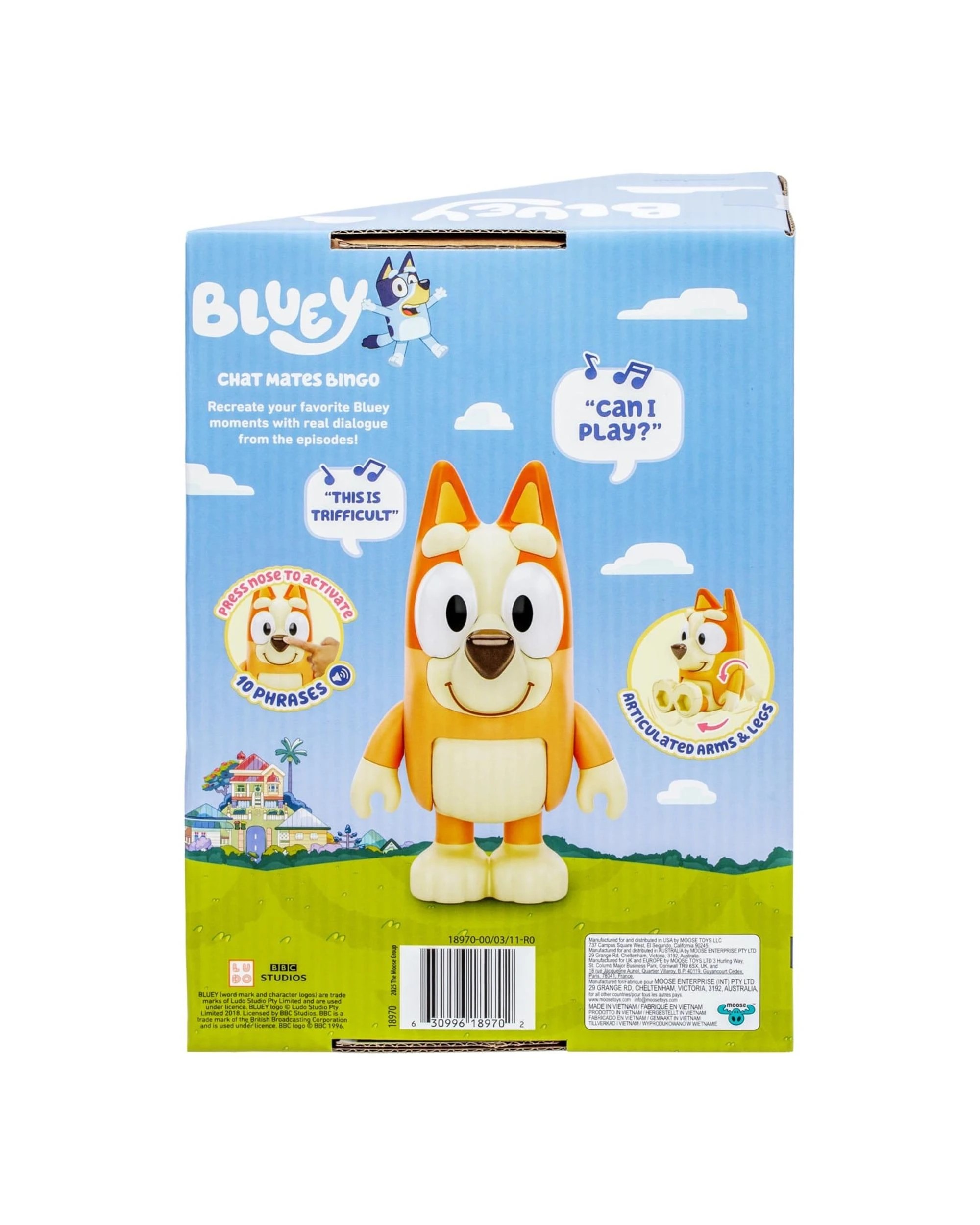 5 Bluey Chat Mates Bingo Action Figure, 5 of 5
