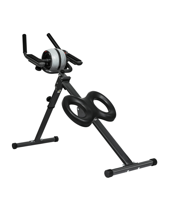 Centra Ab Crunch Machine Roller Wheel Abdominal Exerciser Gym Workout Equipment
