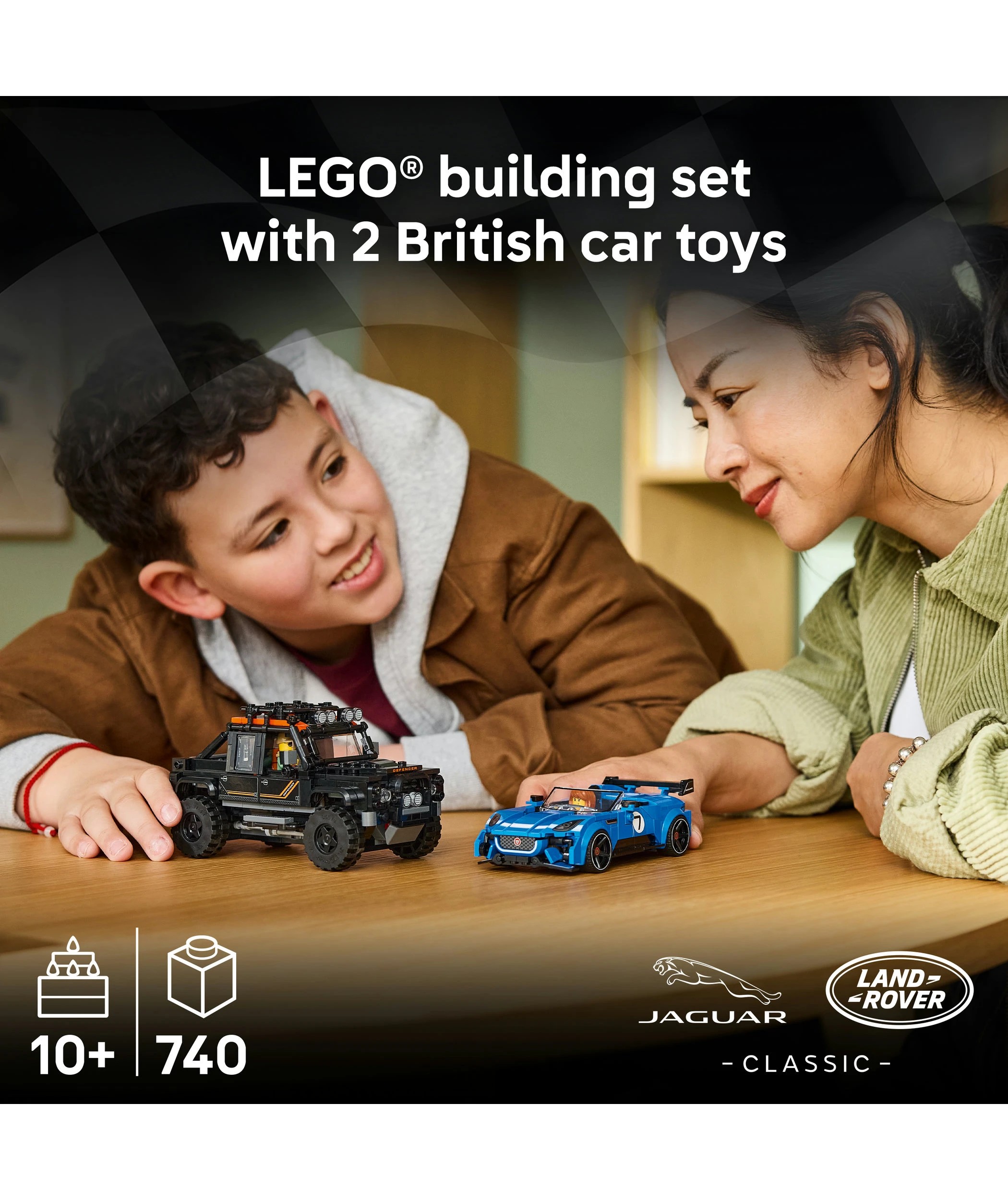 3 LEGO Speed Champions Jaguar Project 7 & Land Rover Defender 77264, 3 of 10
