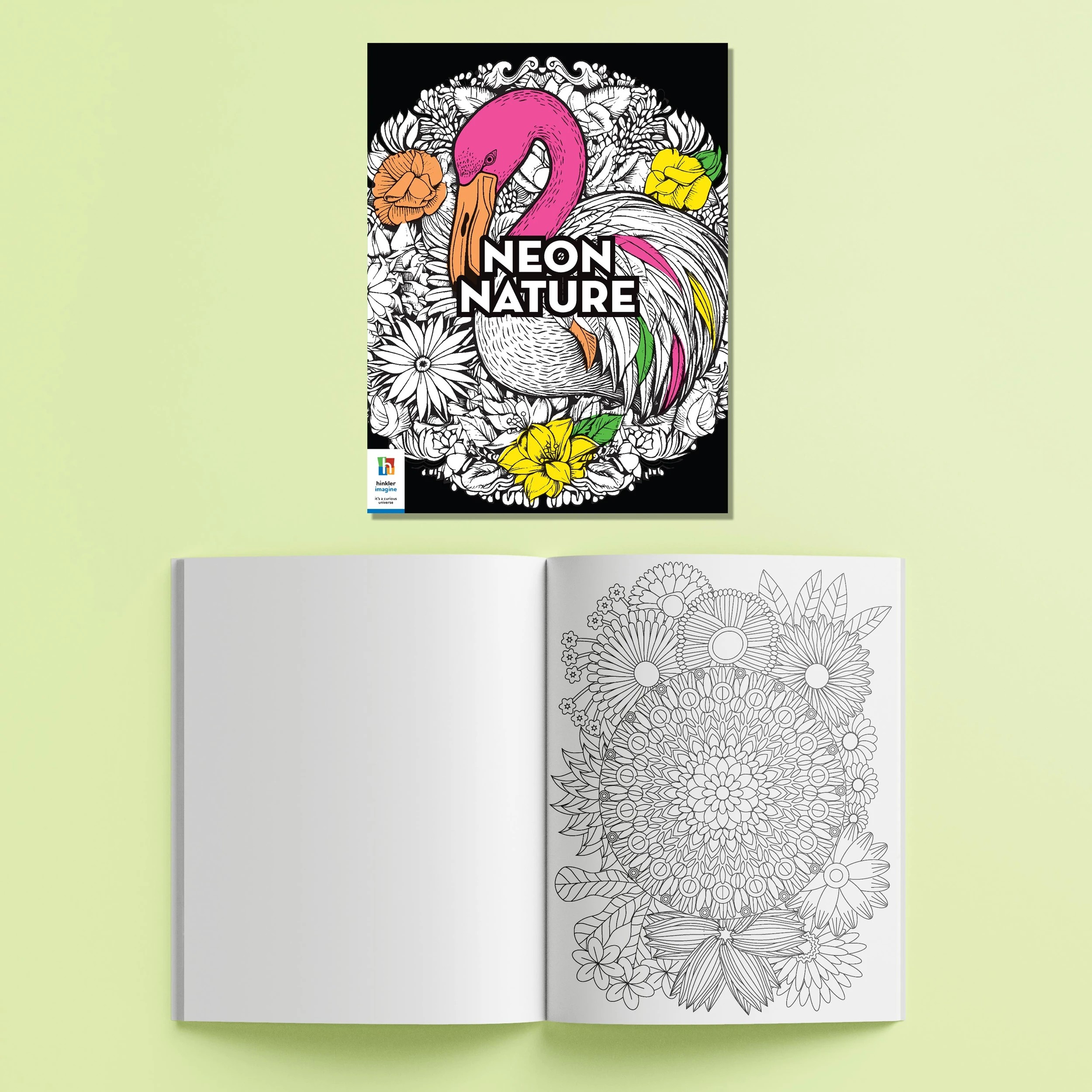 8 Art Maker Neon Jungle Colouring Carry Case, 8 of 9