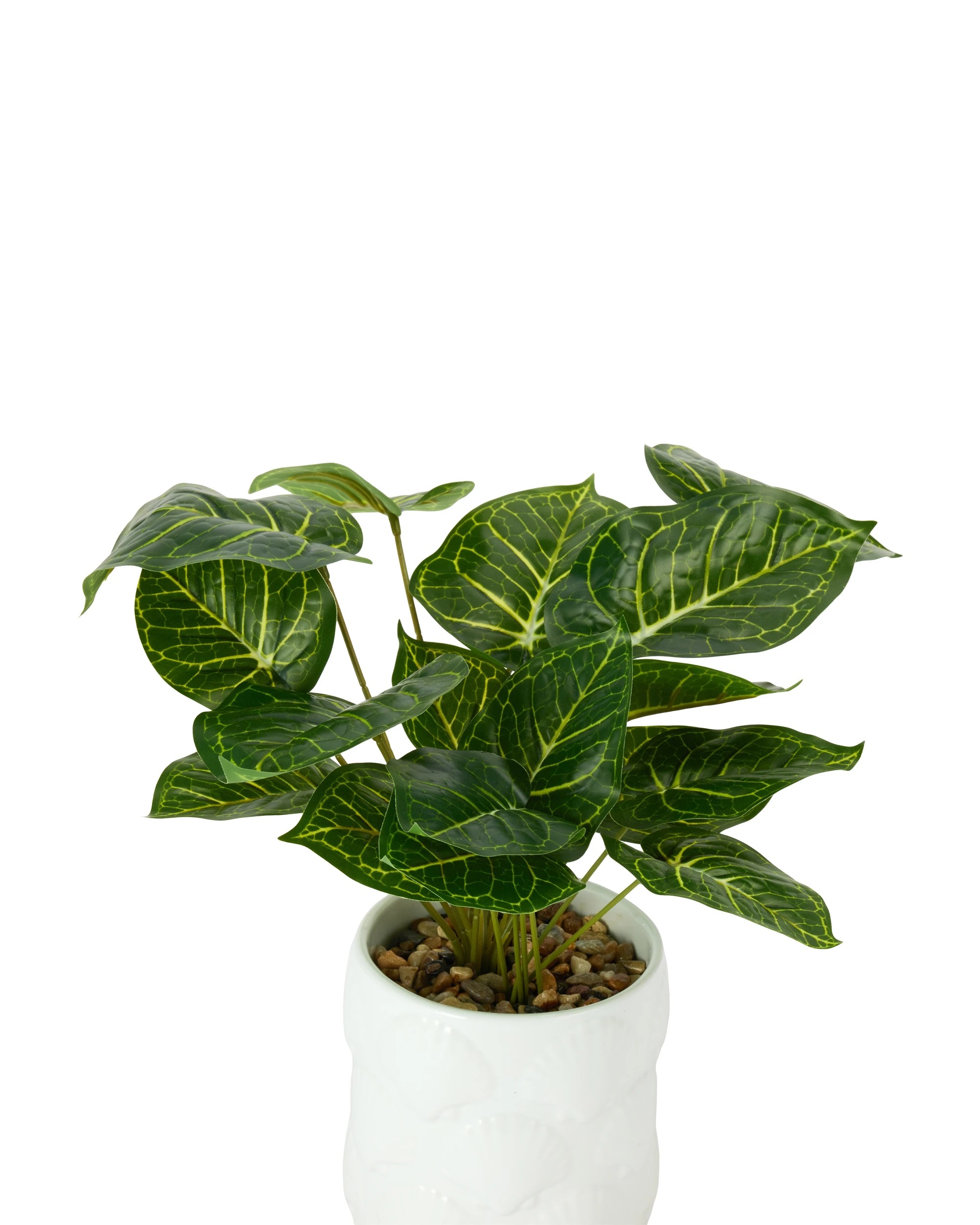 2 Artificial Syngonium Plant in Shell Pot, 2 of 3