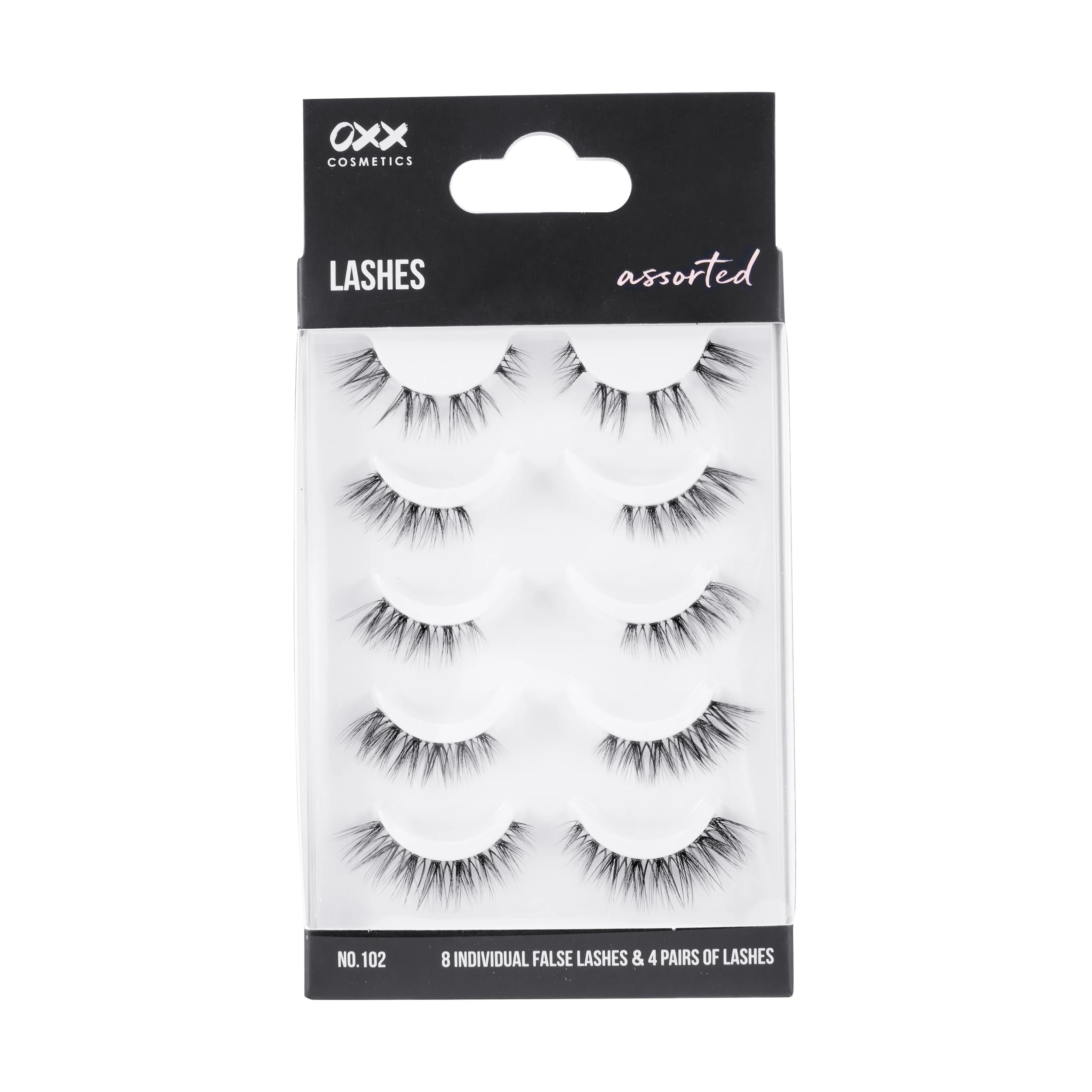 1 OXX Cosmetics Assorted False Lashes - No. 102, 1 of 5