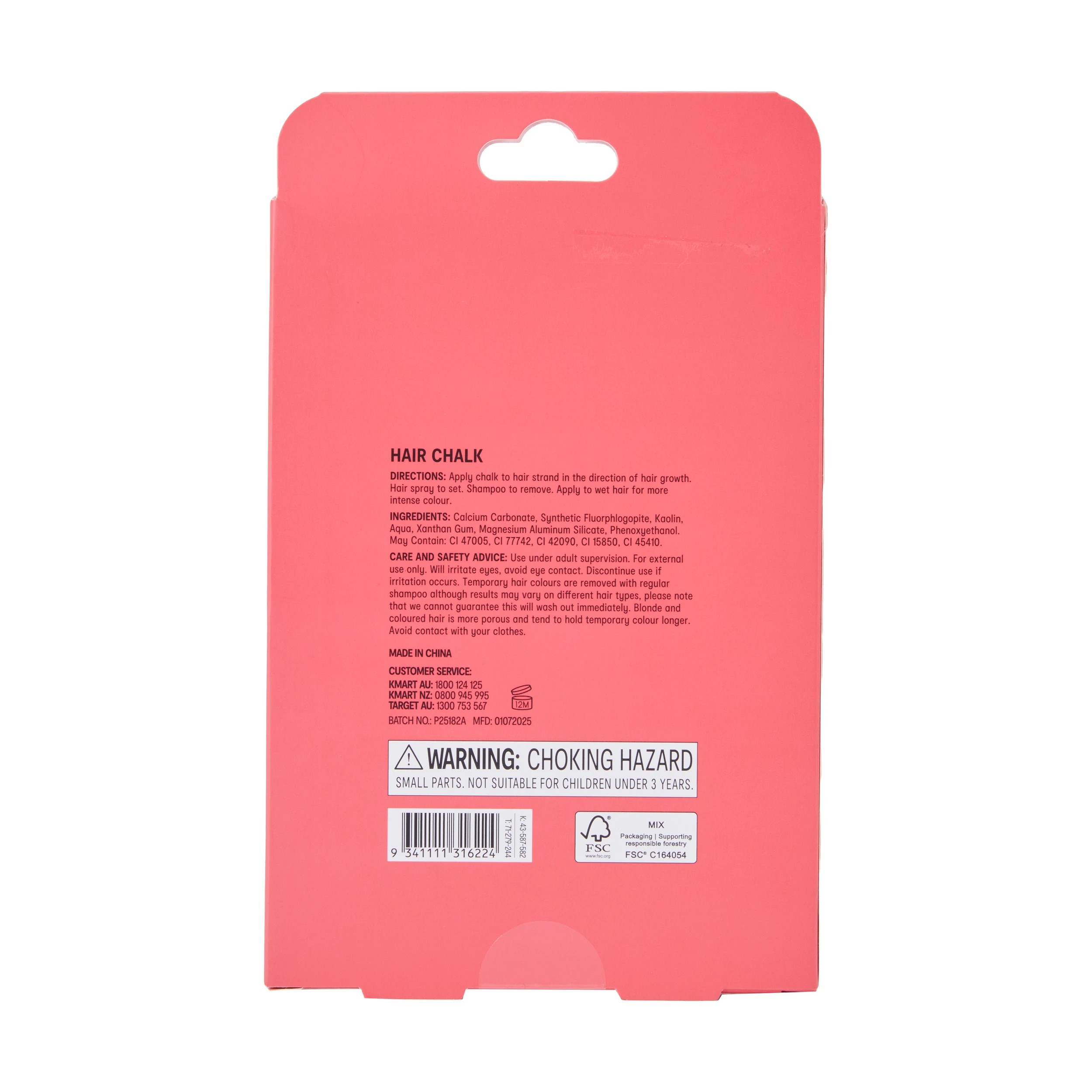 4 OXX Haircare 12 Piece Hair Chalk Sticks, 4 of 4