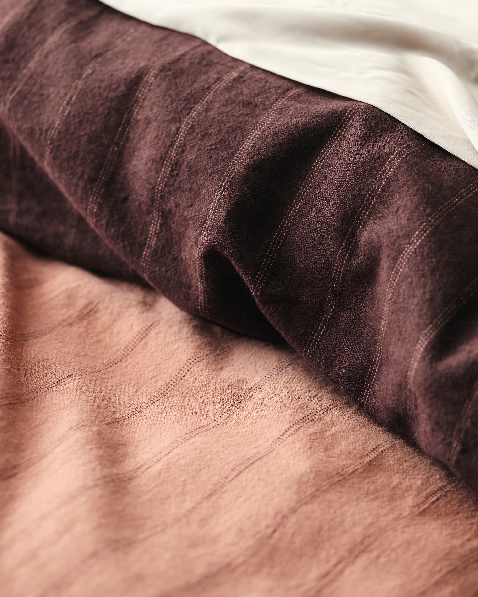 8 Target Adelle Stripe Linen/Cotton Quilt Cover Set - Queen Bed - Brown, 8 of 9